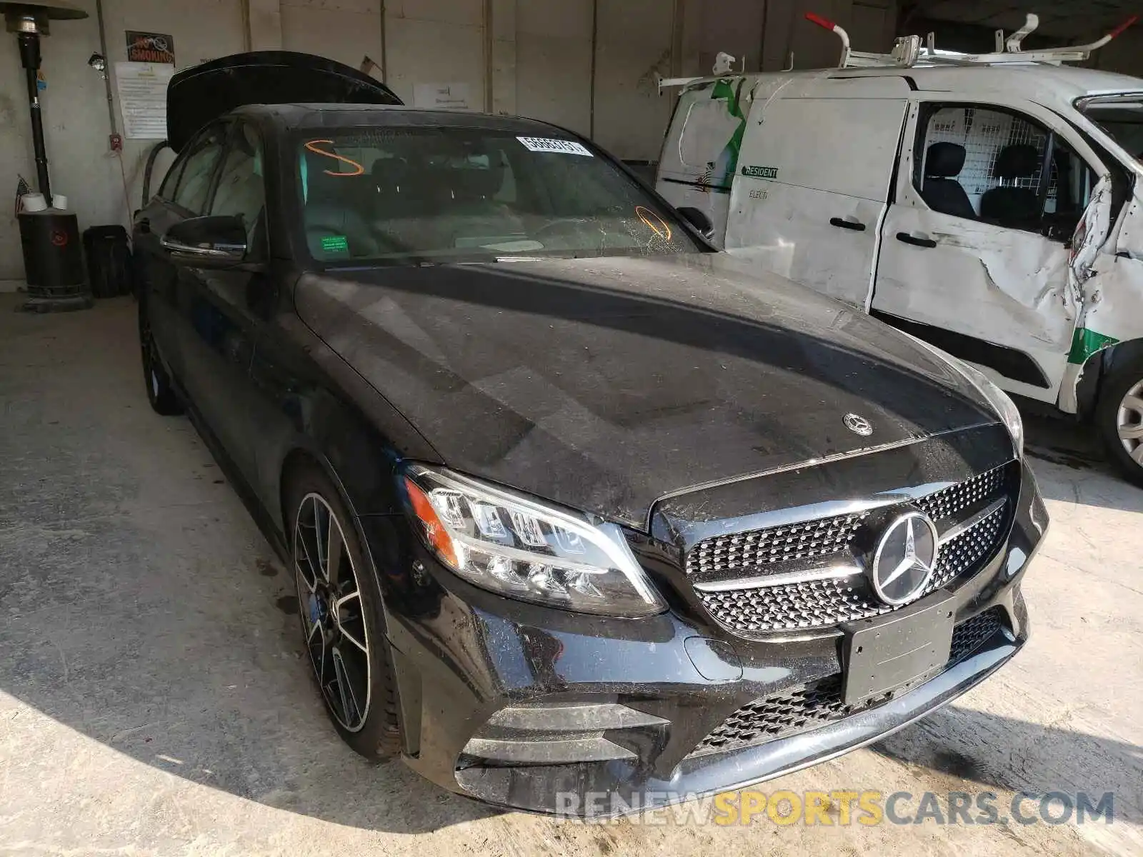 1 Photograph of a damaged car 55SWF8DB3KU309323 MERCEDES-BENZ C-CLASS 2019