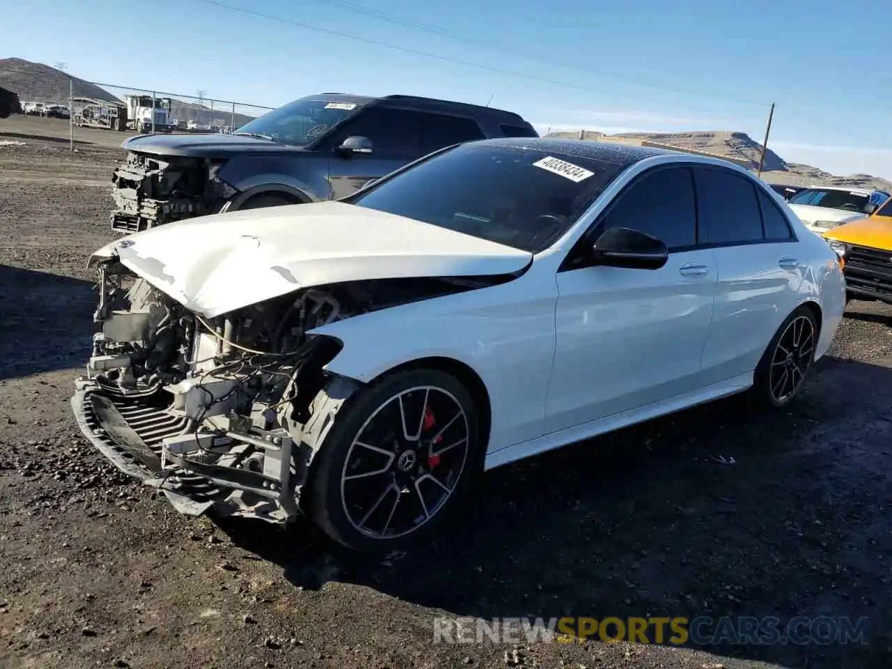 1 Photograph of a damaged car 55SWF8DB3KU309533 MERCEDES-BENZ C-CLASS 2019