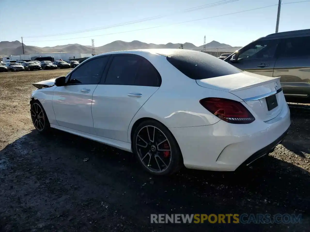 2 Photograph of a damaged car 55SWF8DB3KU309533 MERCEDES-BENZ C-CLASS 2019