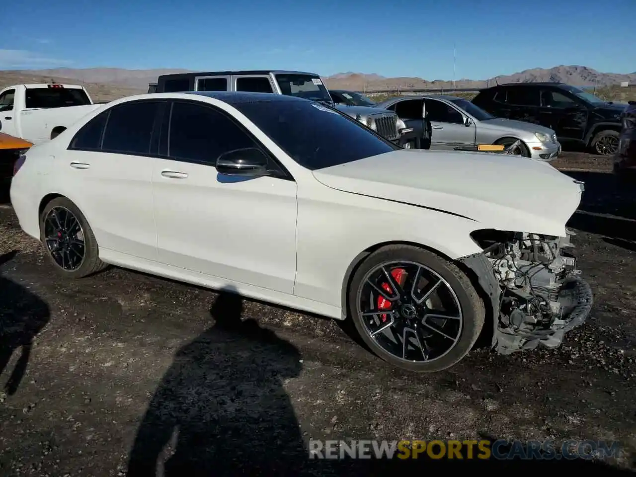 4 Photograph of a damaged car 55SWF8DB3KU309533 MERCEDES-BENZ C-CLASS 2019