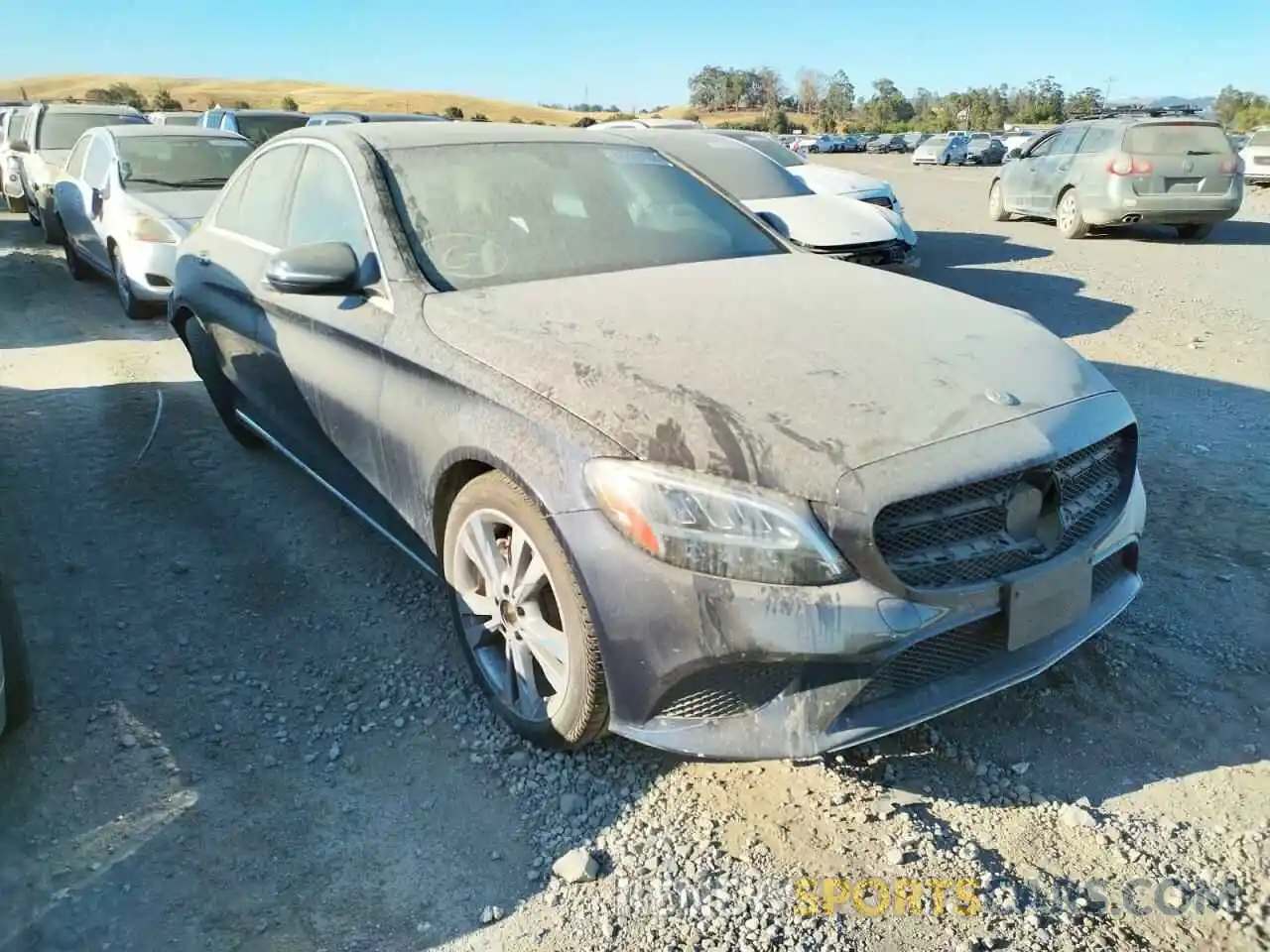 1 Photograph of a damaged car 55SWF8DB3KU309662 MERCEDES-BENZ C-CLASS 2019