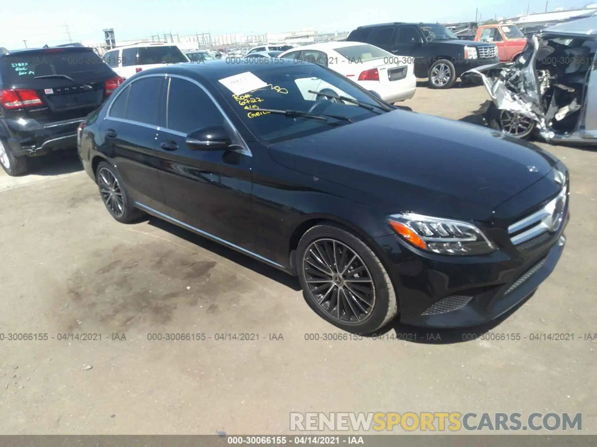 1 Photograph of a damaged car 55SWF8DB3KU312819 MERCEDES-BENZ C-CLASS 2019