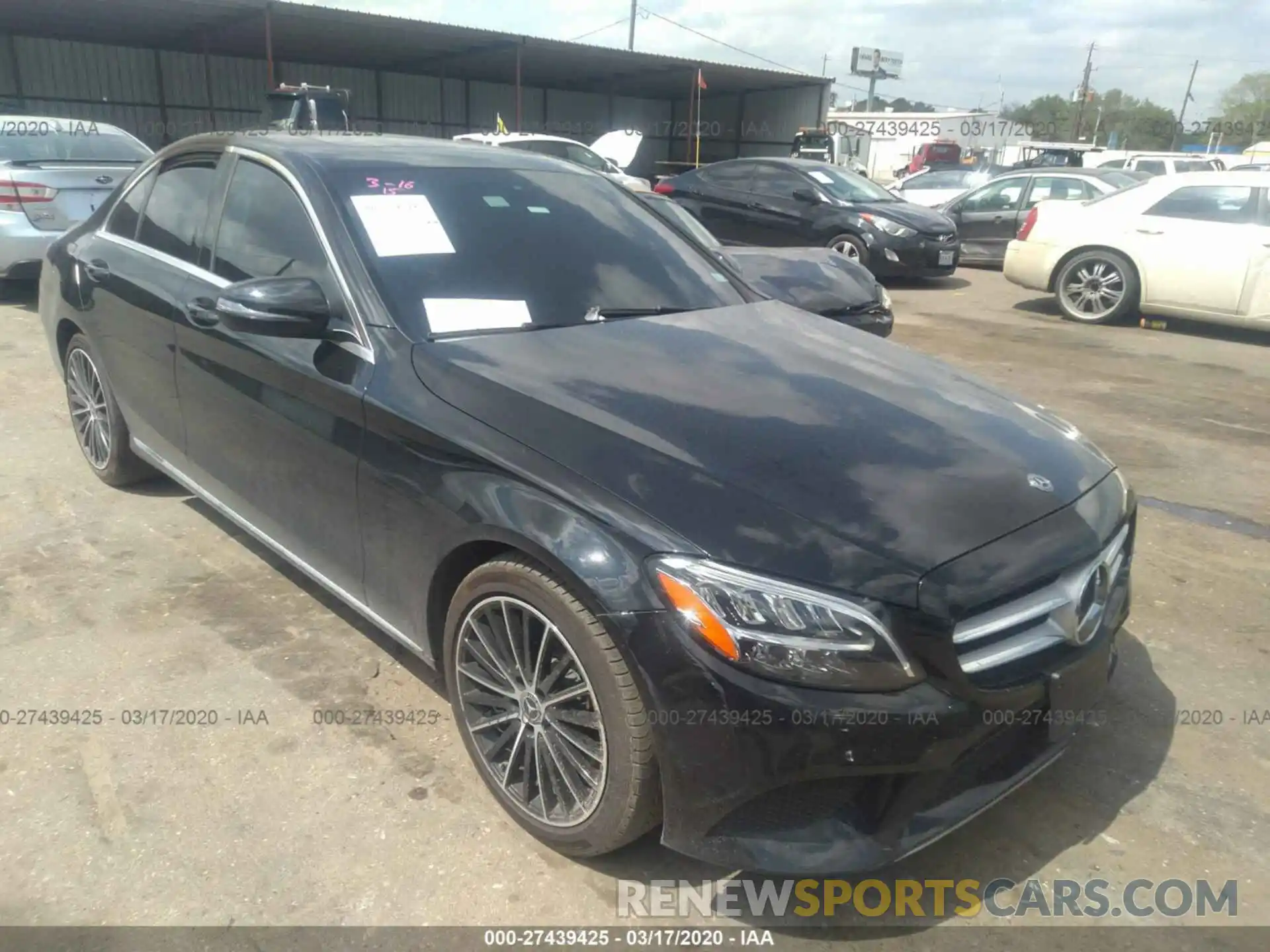 1 Photograph of a damaged car 55SWF8DB3KU312951 MERCEDES-BENZ C-CLASS 2019