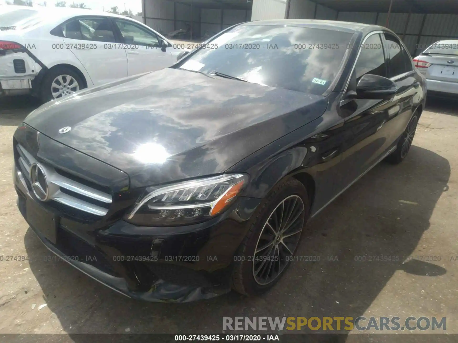 2 Photograph of a damaged car 55SWF8DB3KU312951 MERCEDES-BENZ C-CLASS 2019