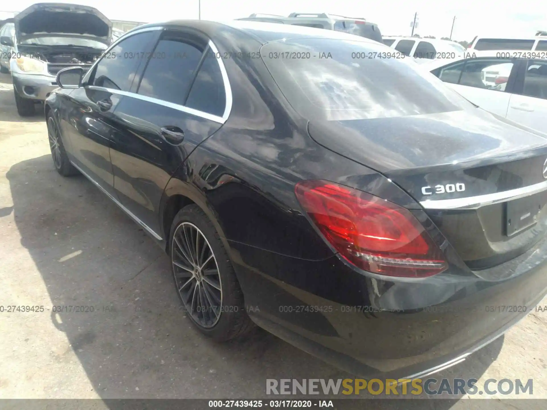 3 Photograph of a damaged car 55SWF8DB3KU312951 MERCEDES-BENZ C-CLASS 2019