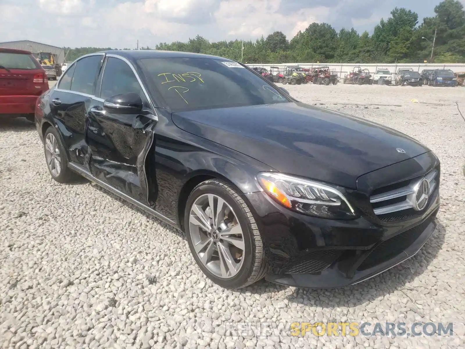 1 Photograph of a damaged car 55SWF8DB3KU313291 MERCEDES-BENZ C-CLASS 2019