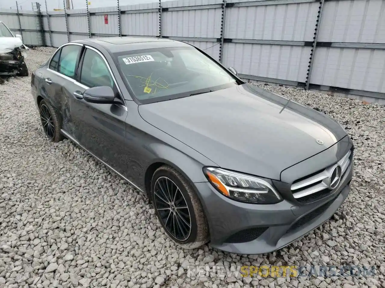 1 Photograph of a damaged car 55SWF8DB3KU314991 MERCEDES-BENZ C-CLASS 2019