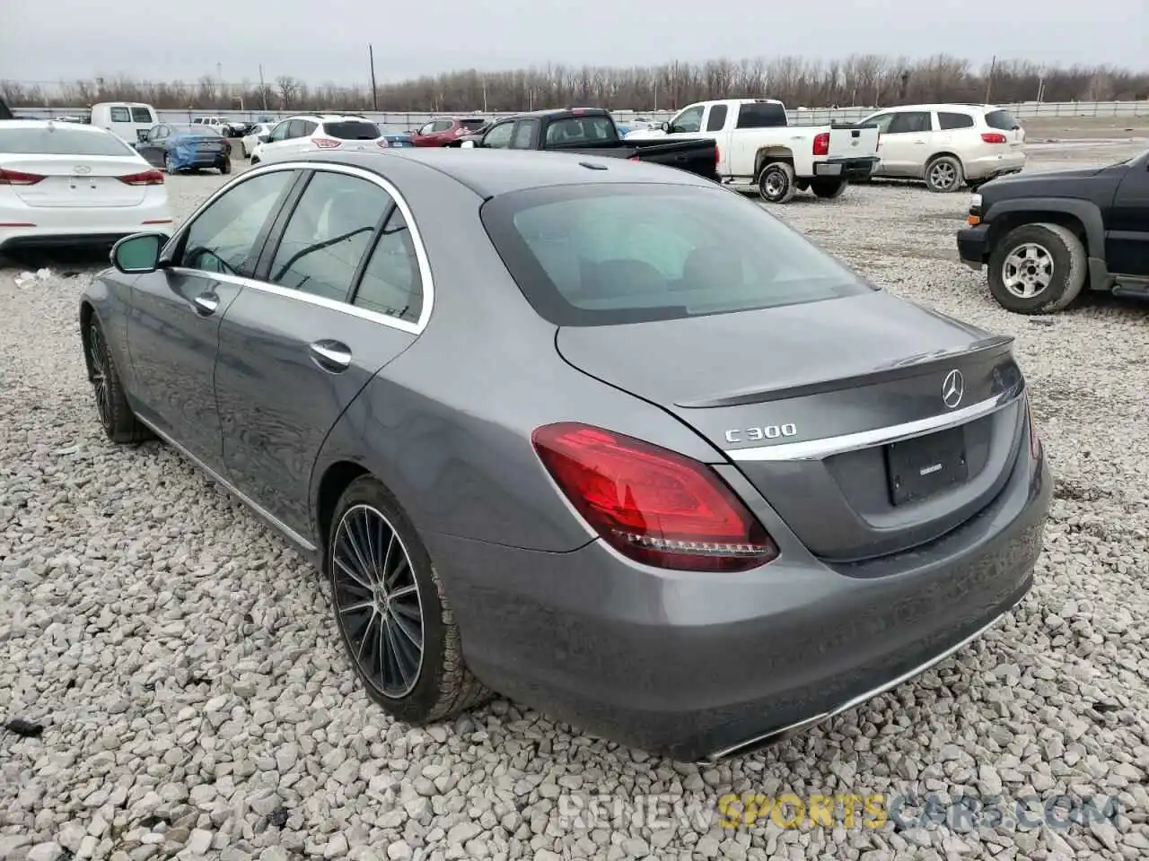 3 Фотография поврежденного автомобиля 55SWF8DB3KU314991 MERCEDES-BENZ C-CLASS 2019