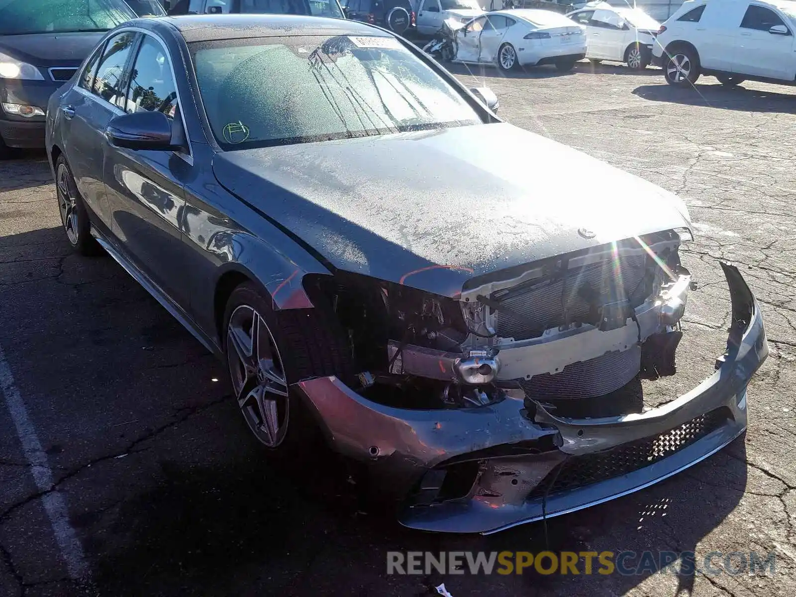 1 Photograph of a damaged car 55SWF8DB3KU318779 MERCEDES-BENZ C CLASS 2019