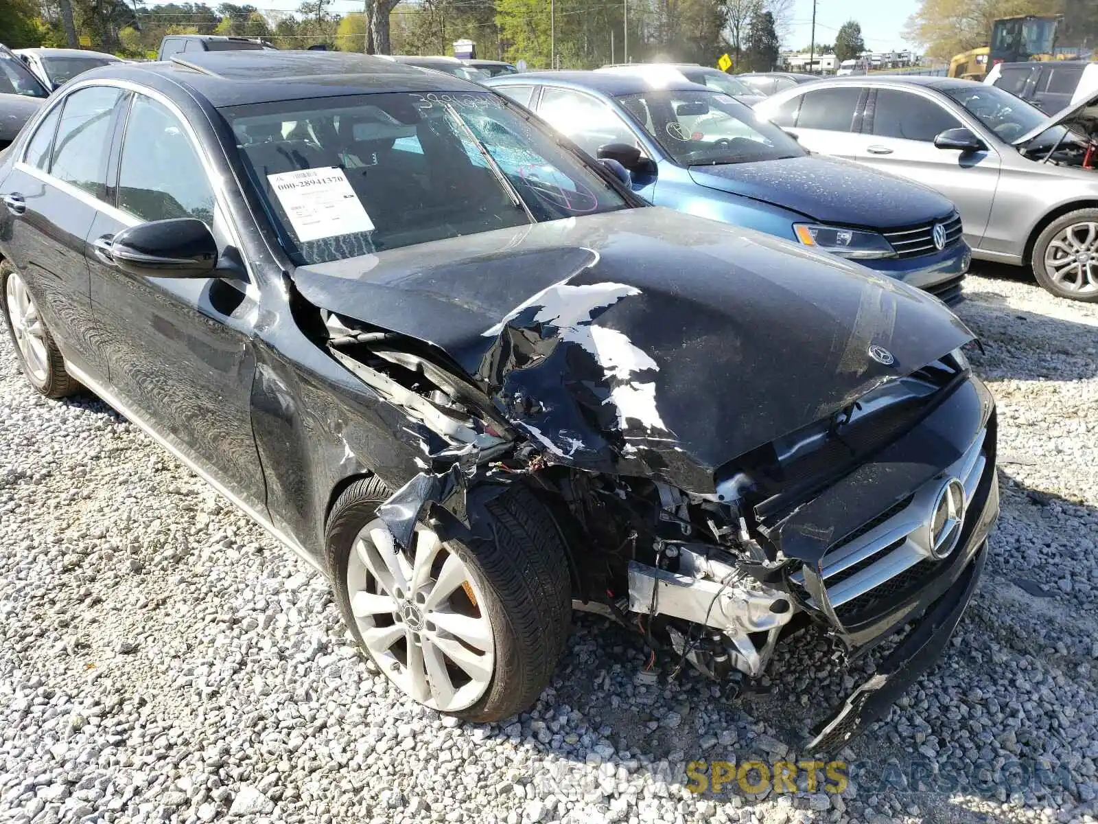 9 Фотография поврежденного автомобиля 55SWF8DB3KU322394 MERCEDES-BENZ C CLASS 2019