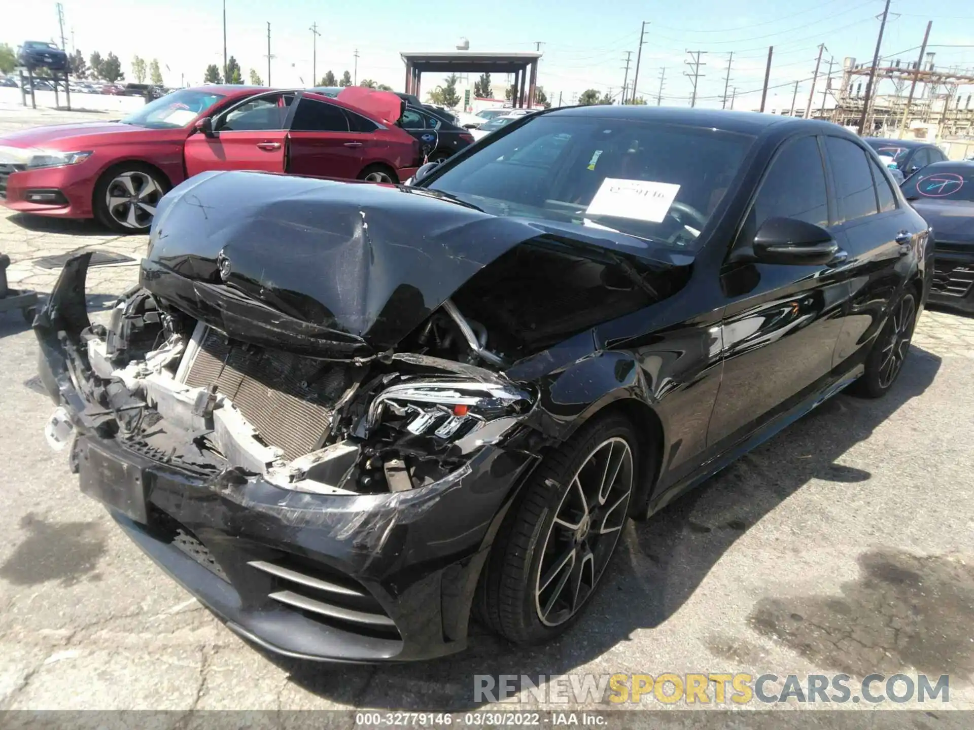 2 Photograph of a damaged car 55SWF8DB3KU322475 MERCEDES-BENZ C-CLASS 2019