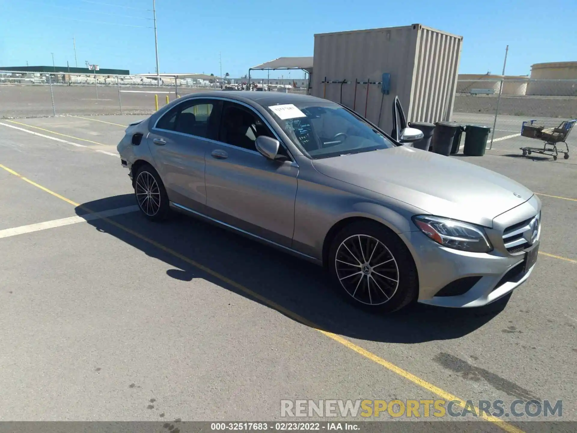 1 Photograph of a damaged car 55SWF8DB4KU282942 MERCEDES-BENZ C-CLASS 2019