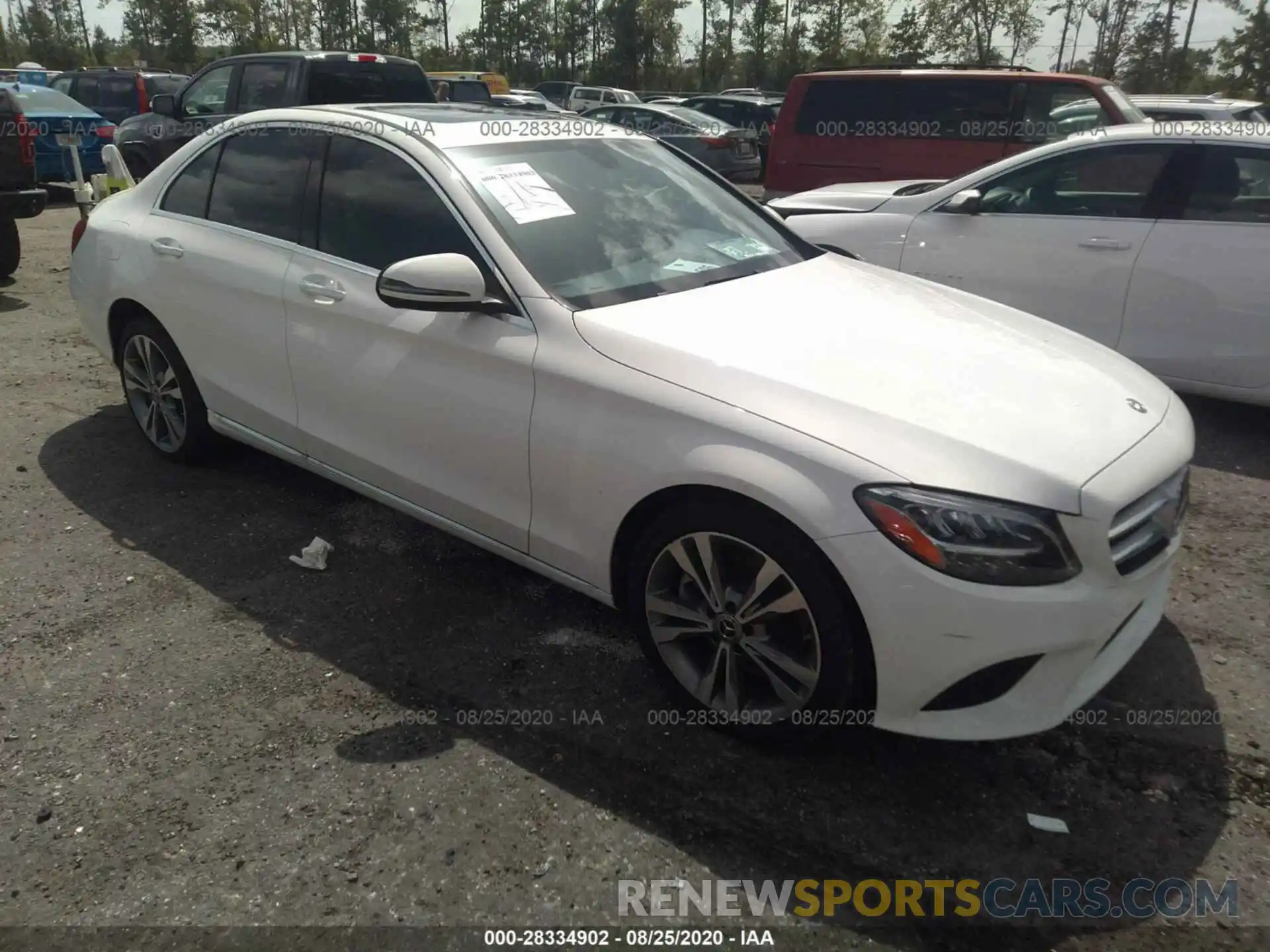 1 Photograph of a damaged car 55SWF8DB4KU283959 MERCEDES-BENZ C-CLASS 2019