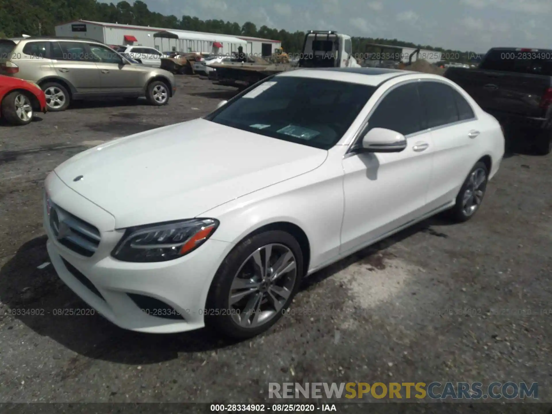 2 Photograph of a damaged car 55SWF8DB4KU283959 MERCEDES-BENZ C-CLASS 2019