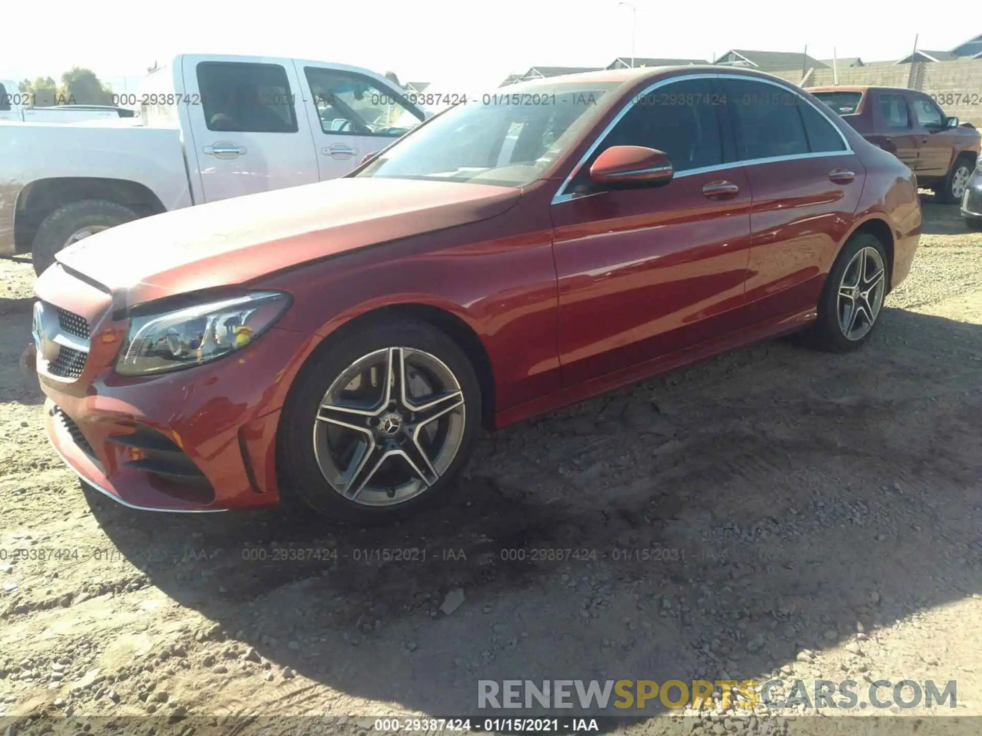 2 Photograph of a damaged car 55SWF8DB4KU284139 MERCEDES-BENZ C-CLASS 2019