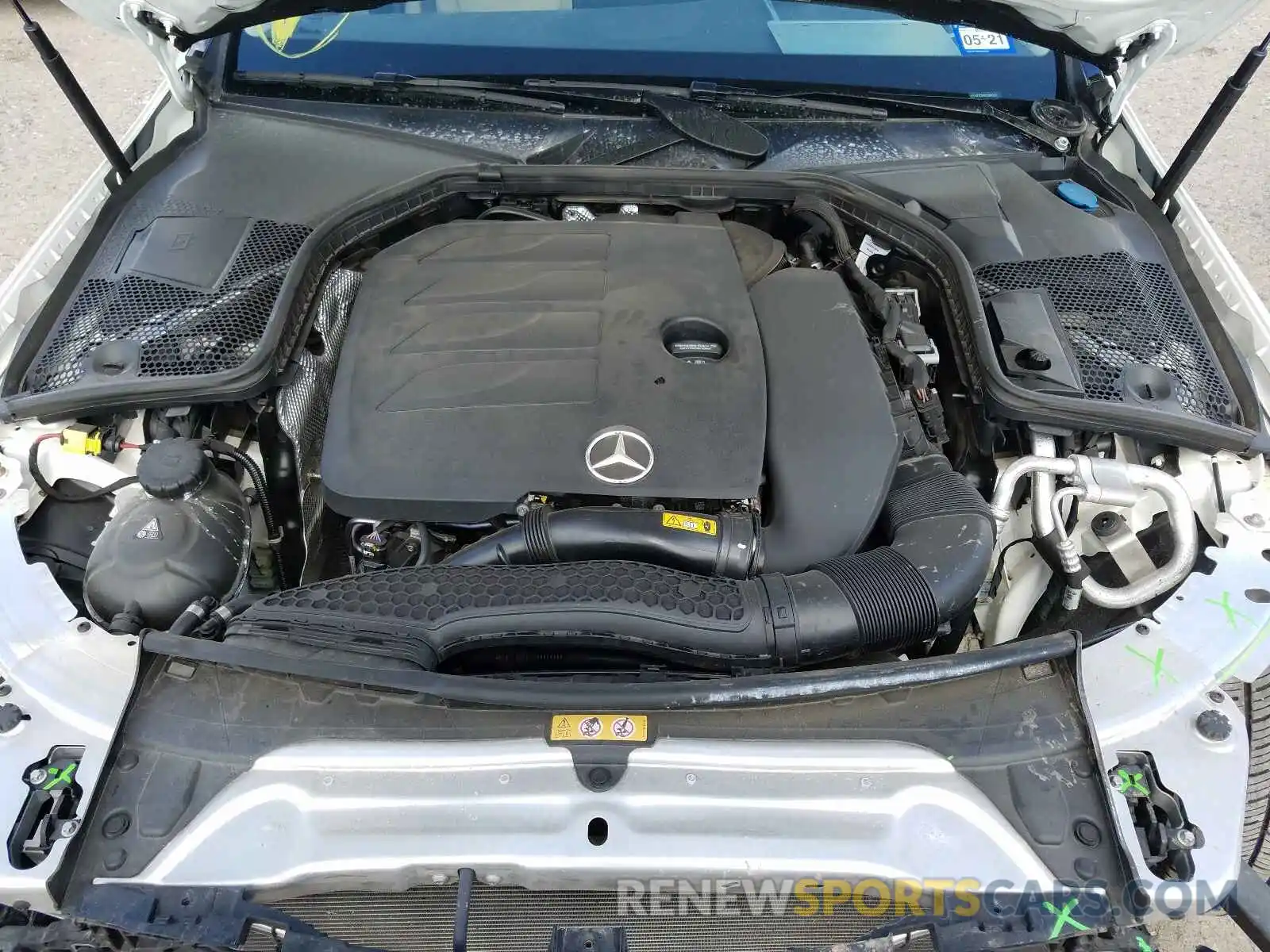 7 Photograph of a damaged car 55SWF8DB4KU286232 MERCEDES-BENZ C CLASS 2019