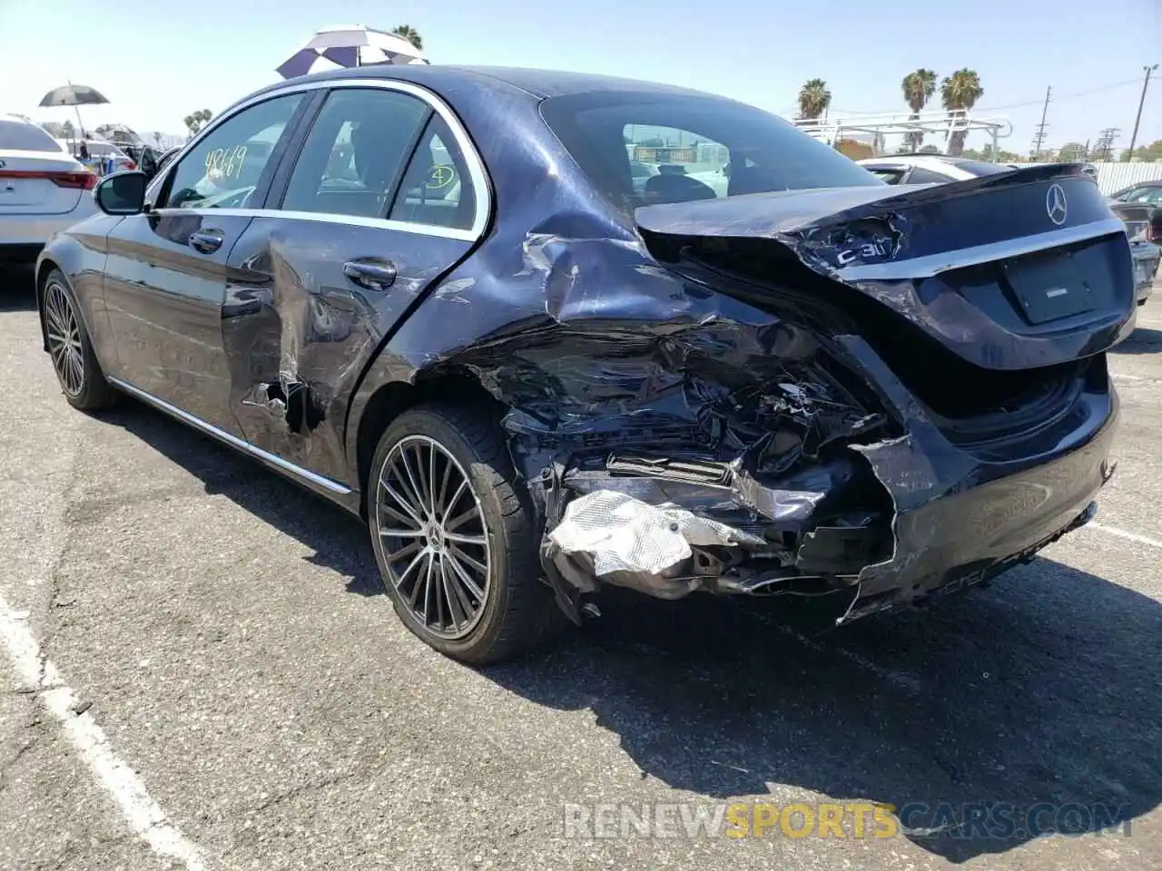 3 Photograph of a damaged car 55SWF8DB4KU286280 MERCEDES-BENZ C-CLASS 2019