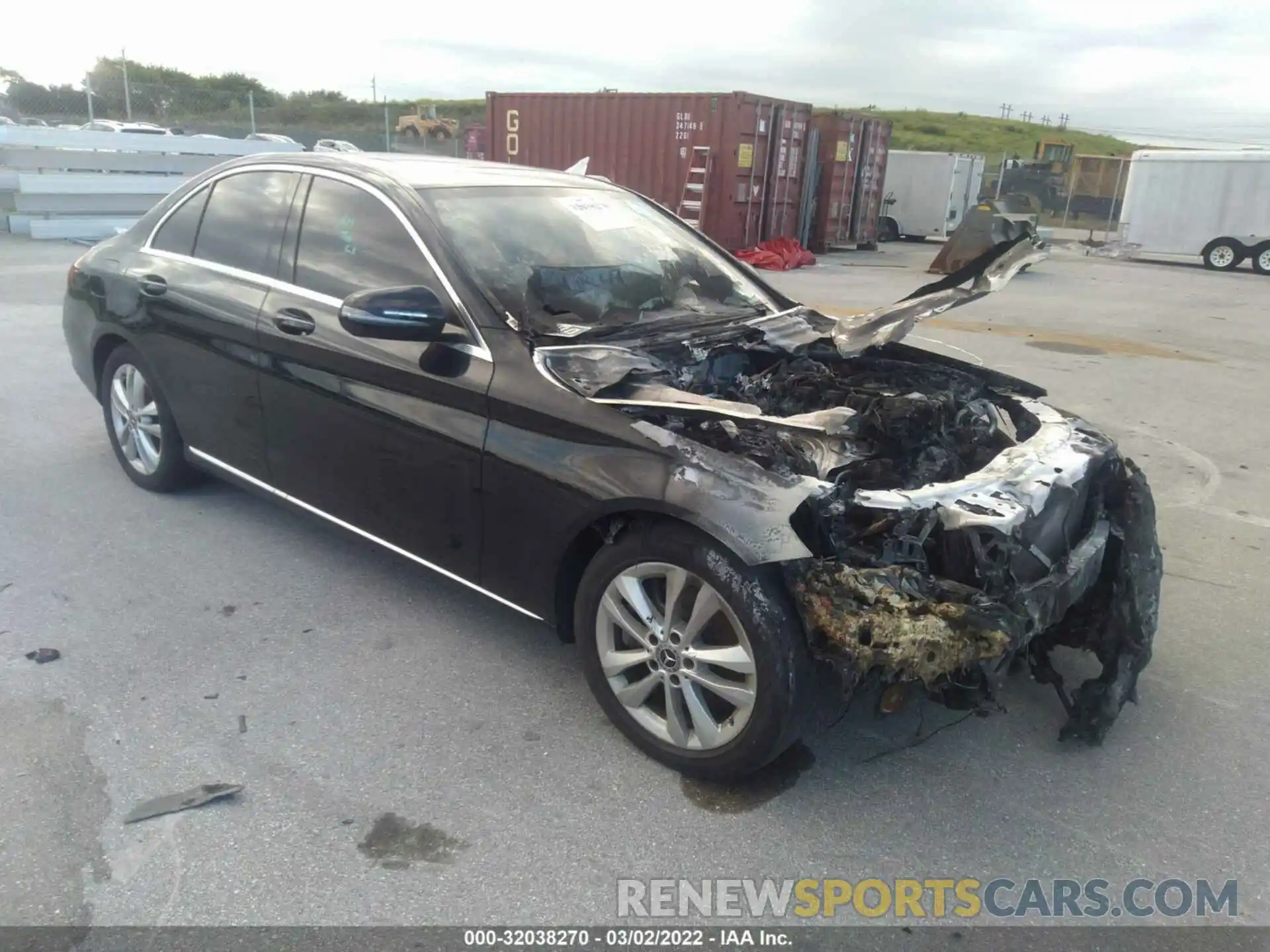 1 Photograph of a damaged car 55SWF8DB4KU295531 MERCEDES-BENZ C-CLASS 2019