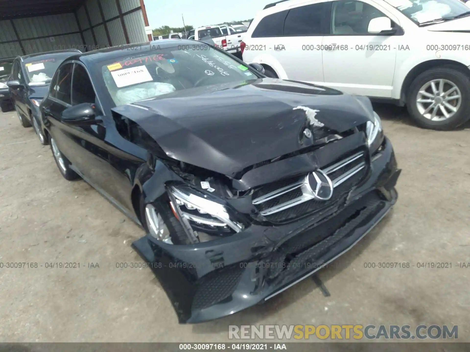 1 Photograph of a damaged car 55SWF8DB4KU295836 MERCEDES-BENZ C-CLASS 2019