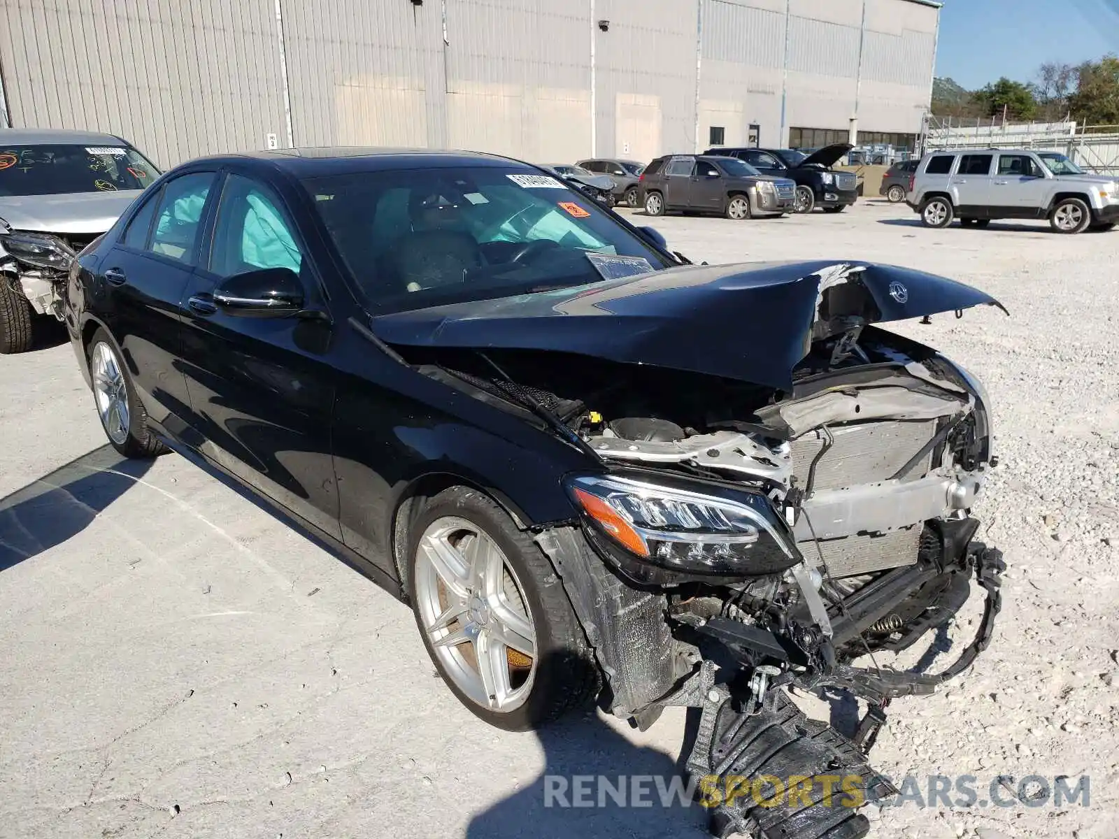 1 Photograph of a damaged car 55SWF8DB4KU295951 MERCEDES-BENZ C-CLASS 2019