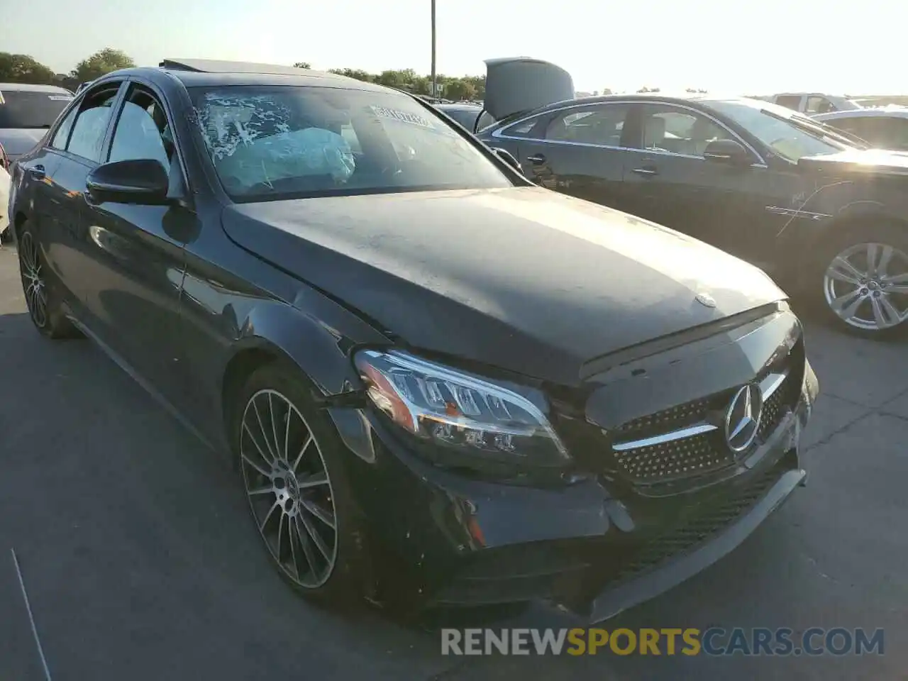 1 Photograph of a damaged car 55SWF8DB4KU299224 MERCEDES-BENZ C-CLASS 2019