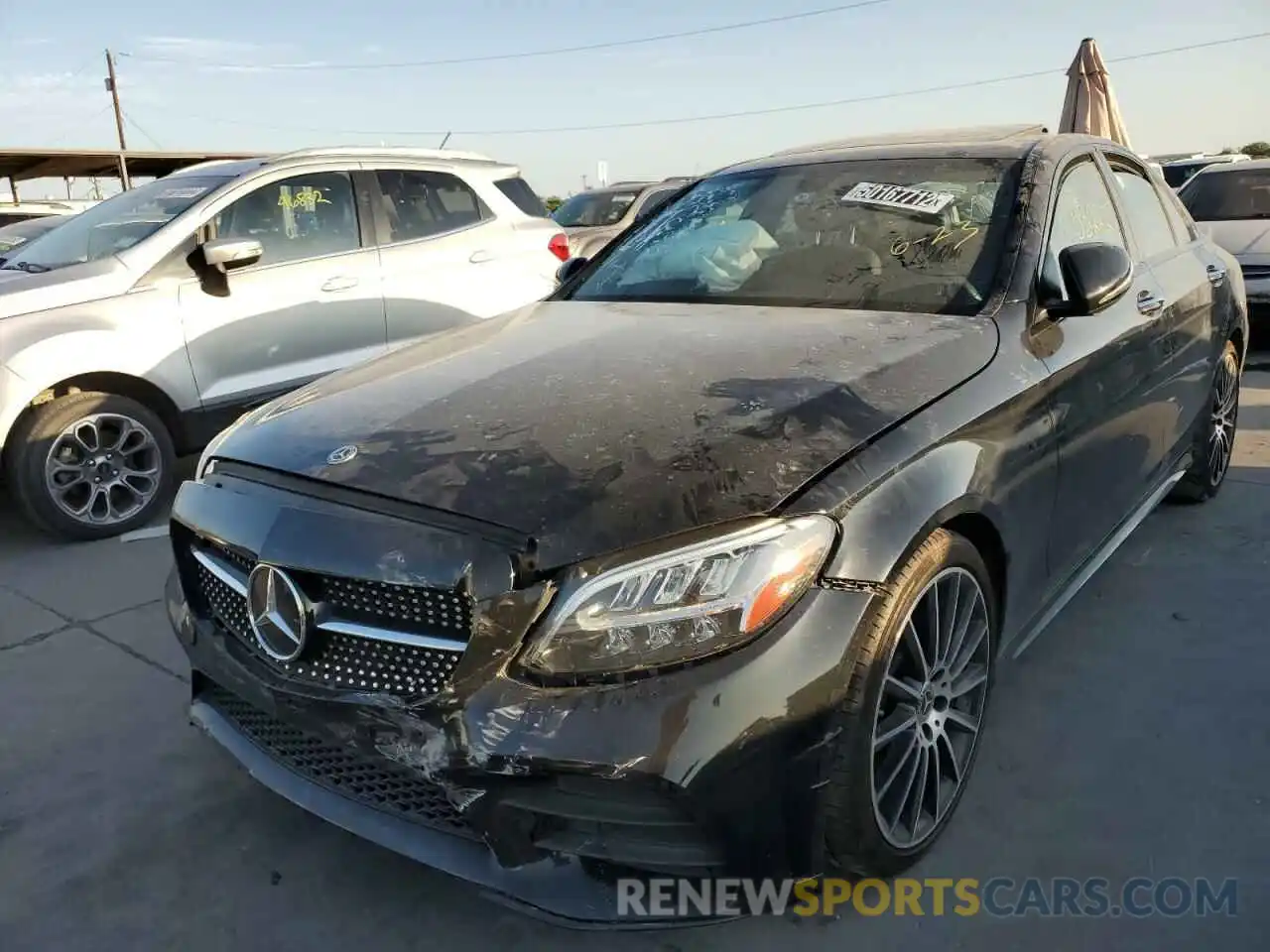 2 Photograph of a damaged car 55SWF8DB4KU299224 MERCEDES-BENZ C-CLASS 2019