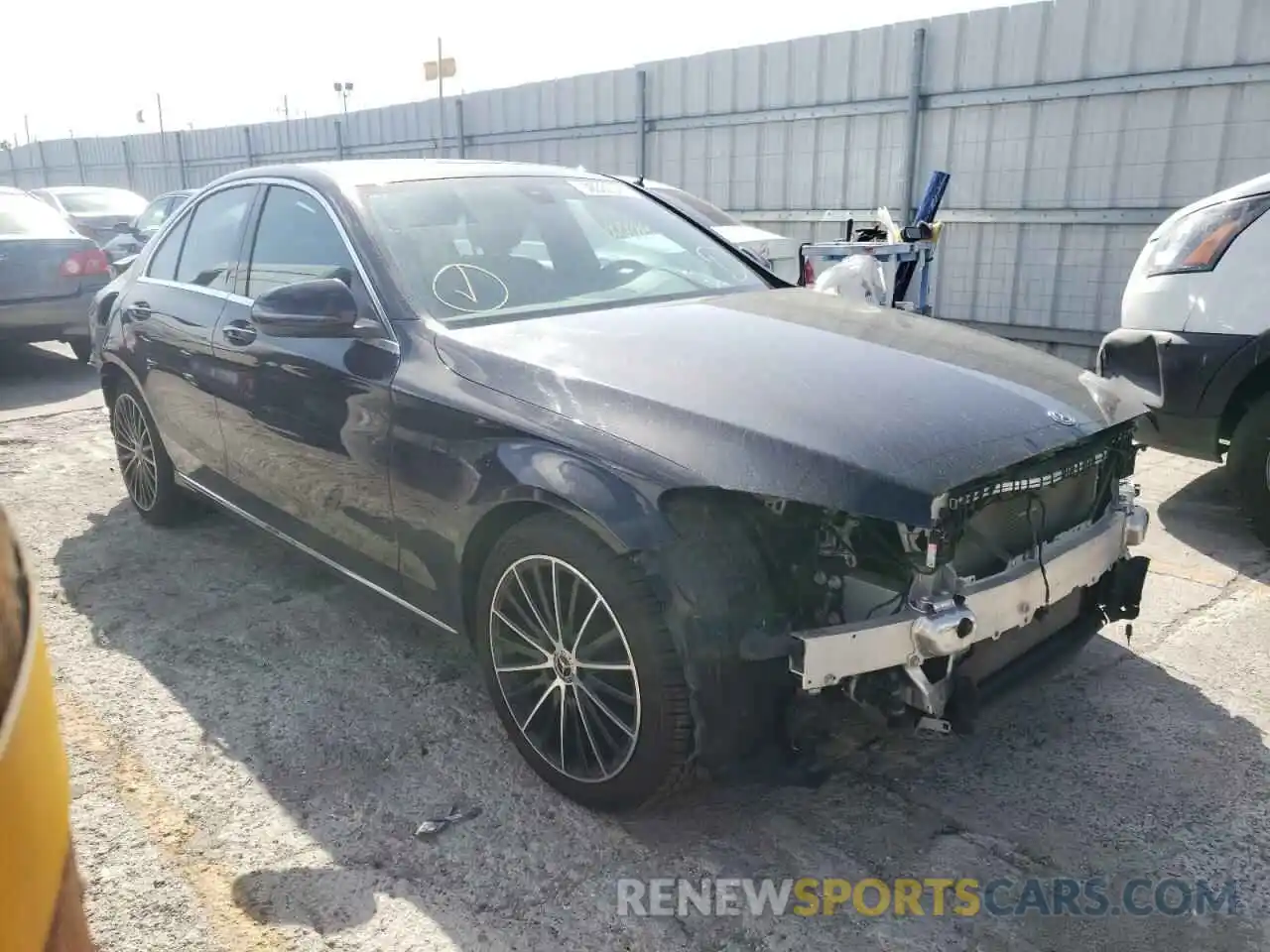 1 Photograph of a damaged car 55SWF8DB4KU299837 MERCEDES-BENZ C-CLASS 2019