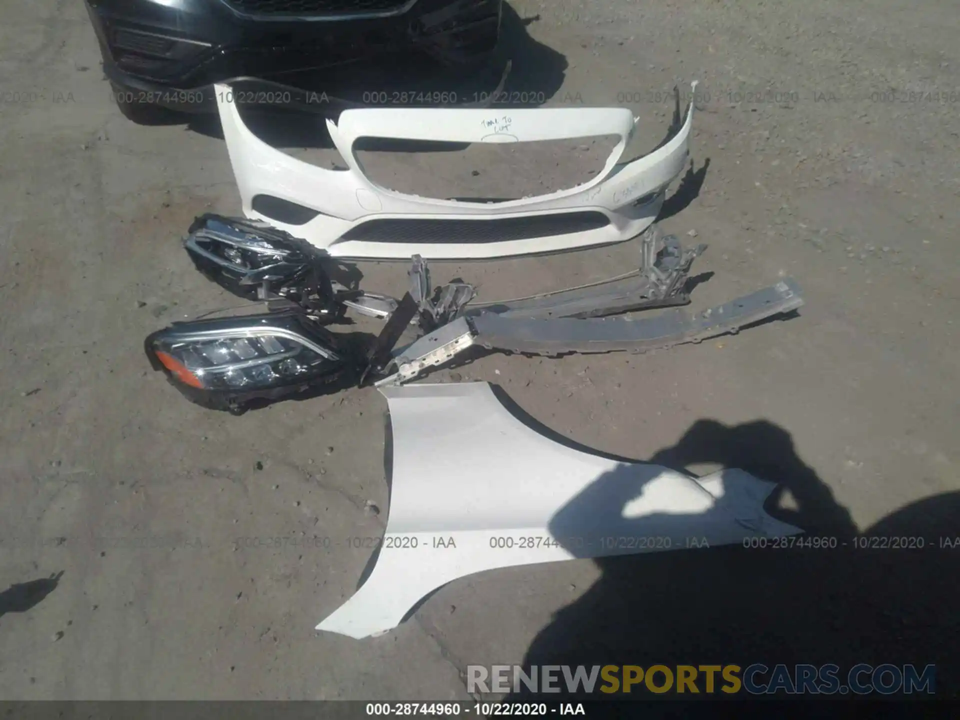 12 Фотография поврежденного автомобиля 55SWF8DB4KU300517 MERCEDES-BENZ C-CLASS 2019