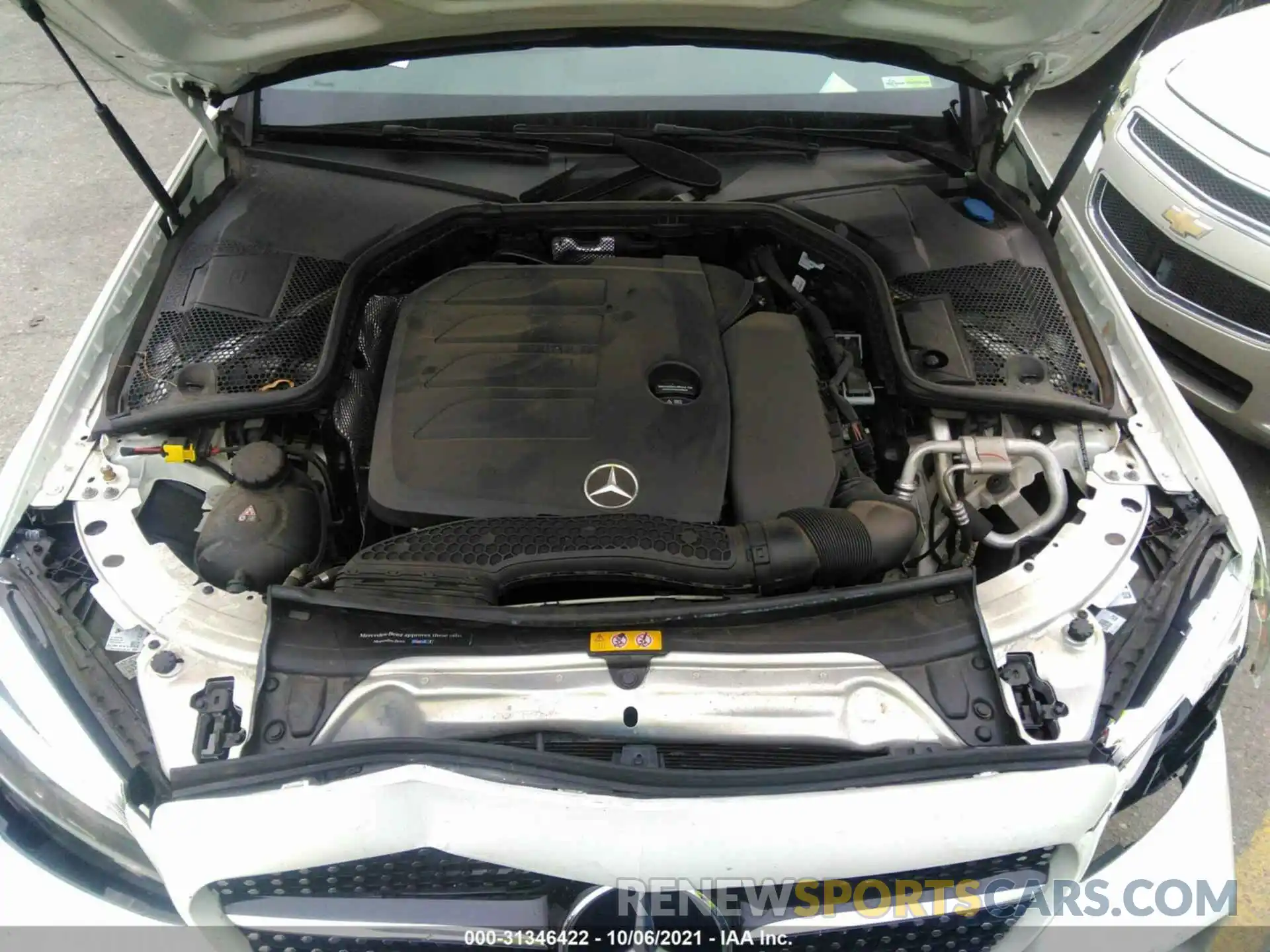 10 Photograph of a damaged car 55SWF8DB4KU303515 MERCEDES-BENZ C-CLASS 2019