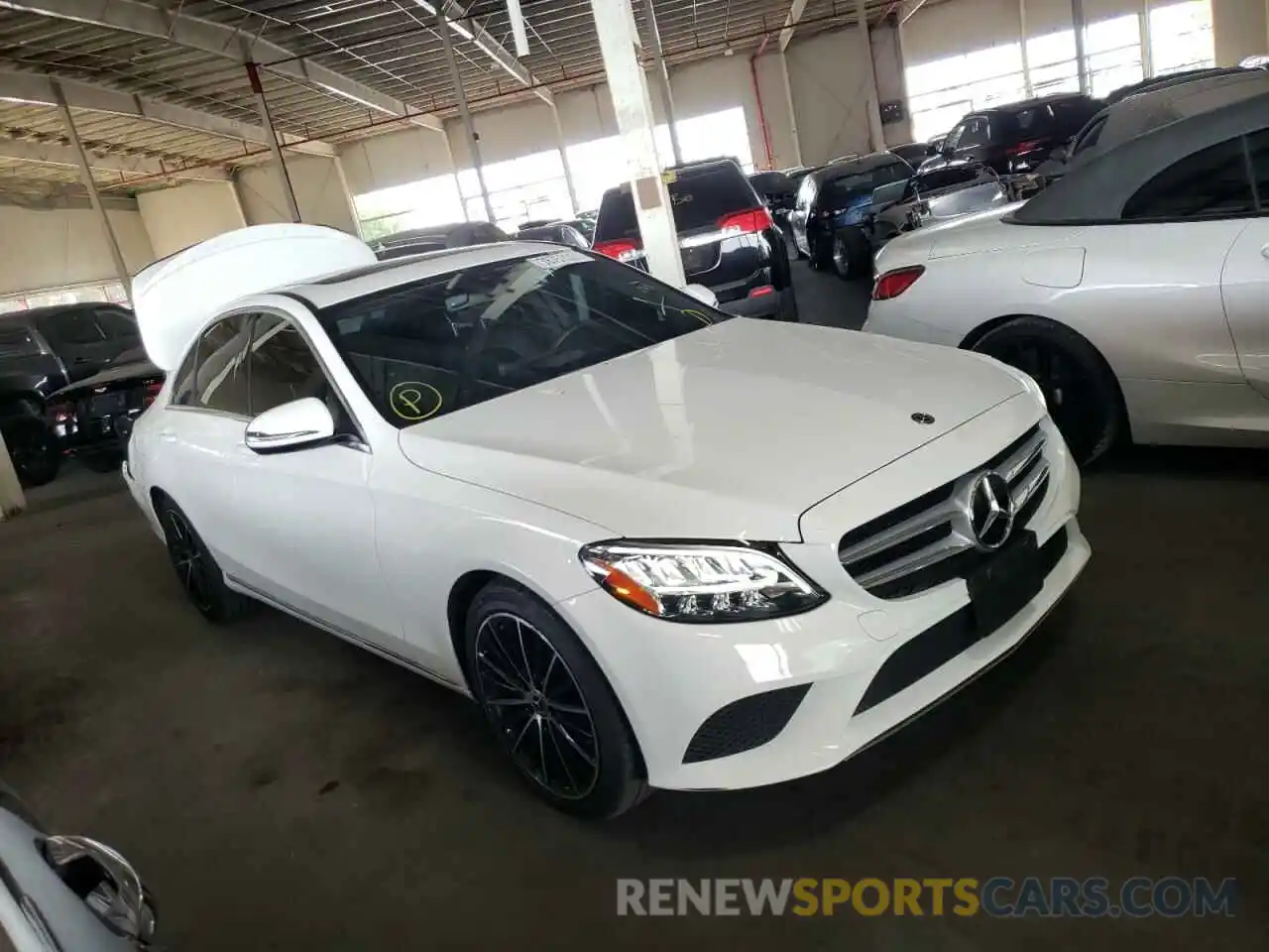 1 Photograph of a damaged car 55SWF8DB4KU303577 MERCEDES-BENZ C CLASS 2019