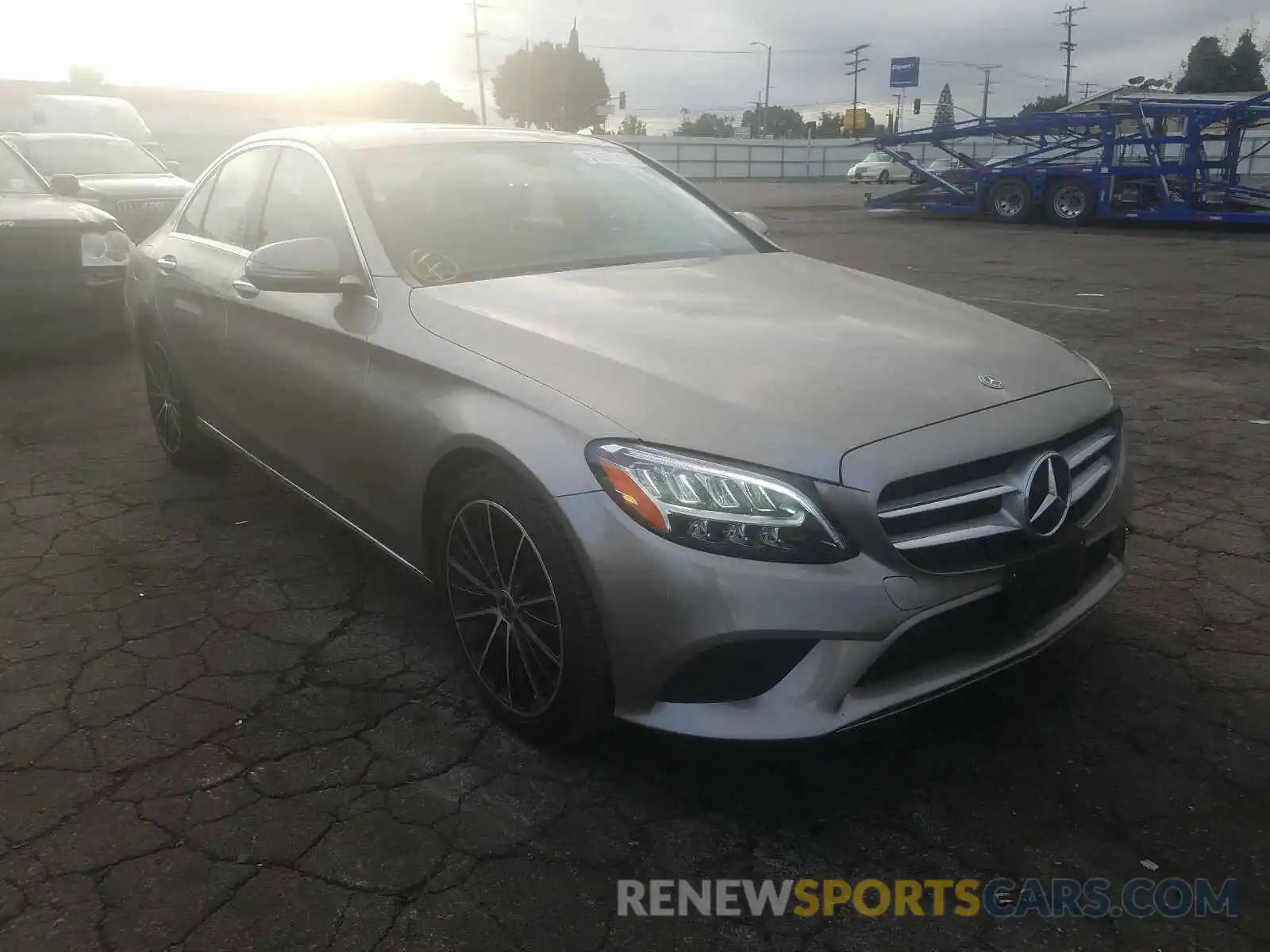 1 Photograph of a damaged car 55SWF8DB4KU306978 MERCEDES-BENZ C CLASS 2019