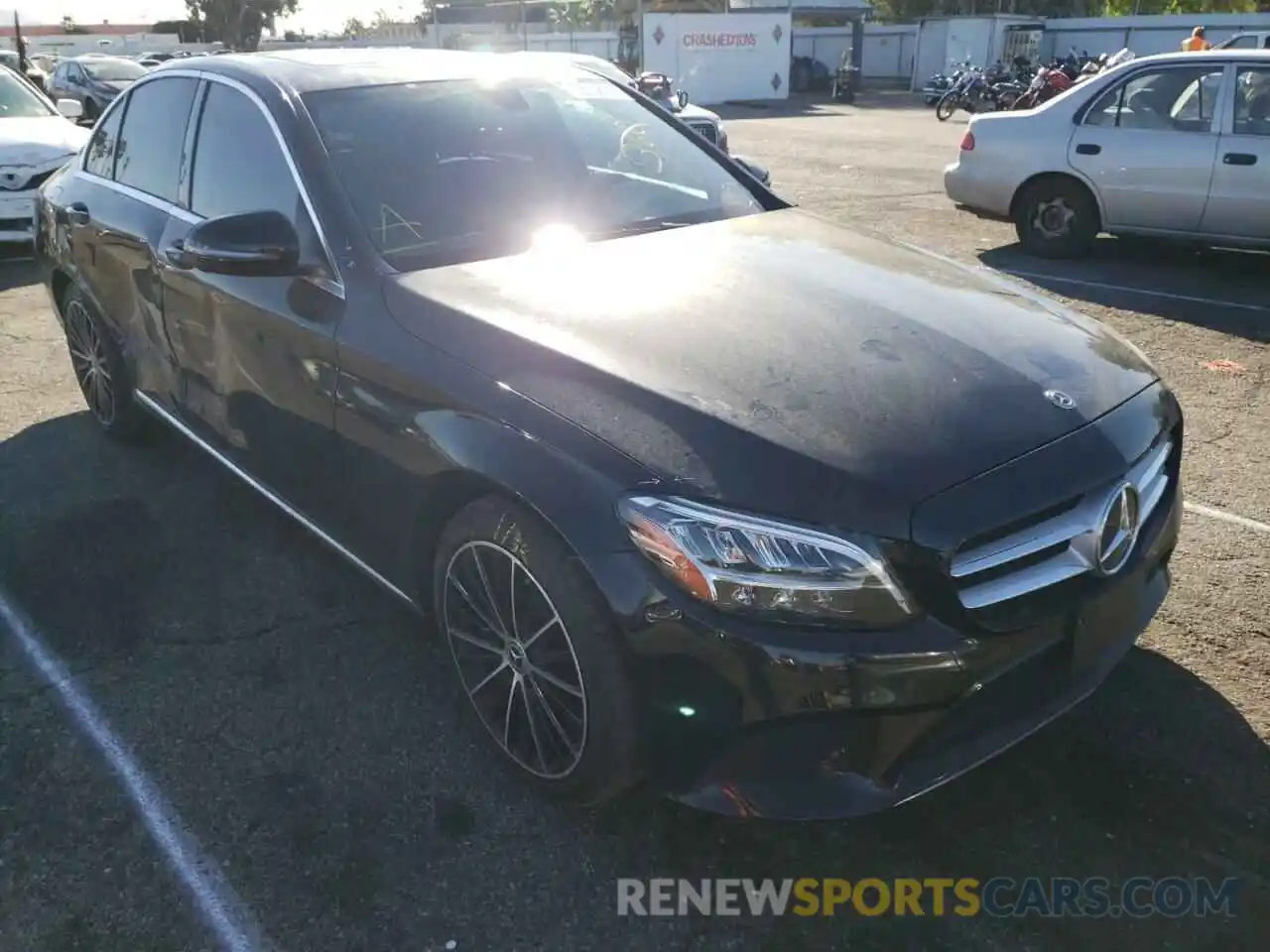 1 Photograph of a damaged car 55SWF8DB4KU308648 MERCEDES-BENZ C-CLASS 2019