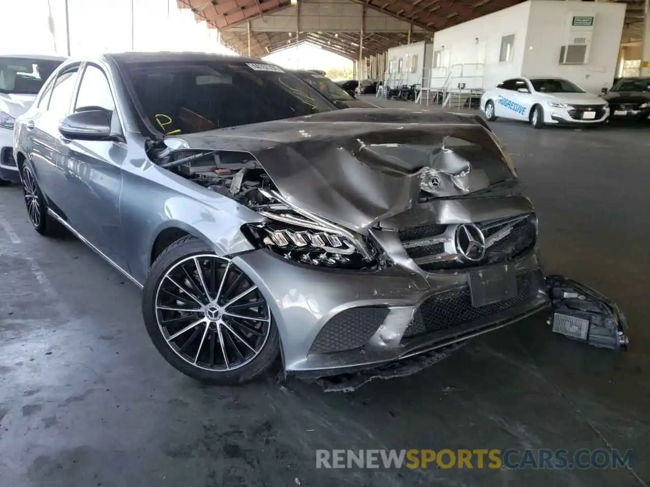 1 Photograph of a damaged car 55SWF8DB4KU311713 MERCEDES-BENZ C CLASS 2019