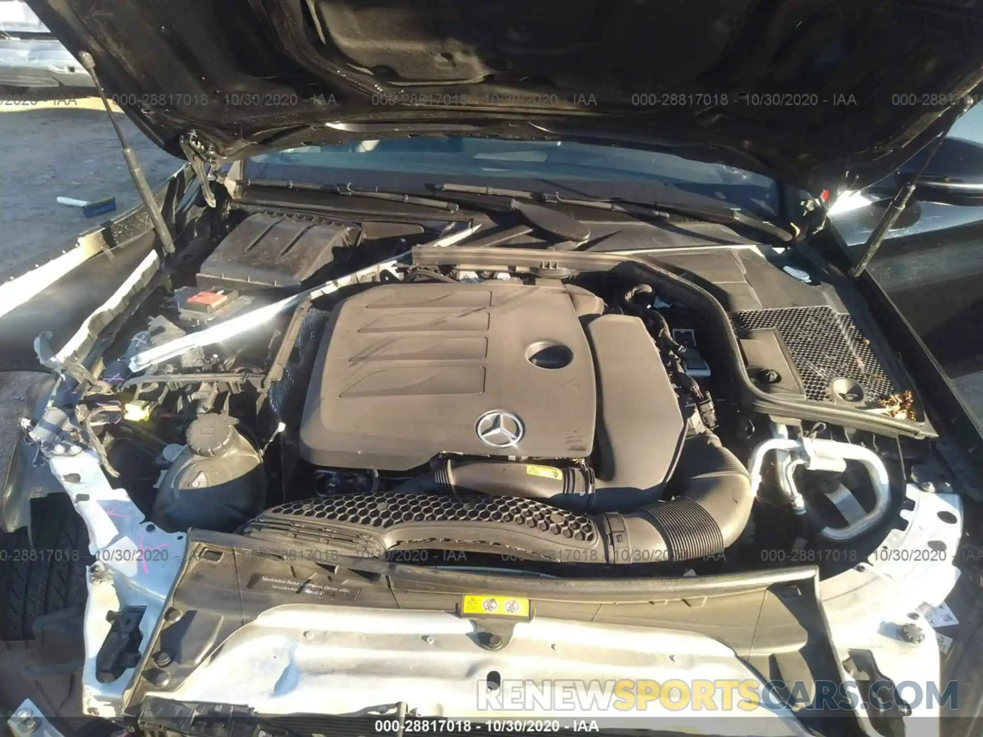 10 Photograph of a damaged car 55SWF8DB4KU313946 MERCEDES-BENZ C-CLASS 2019