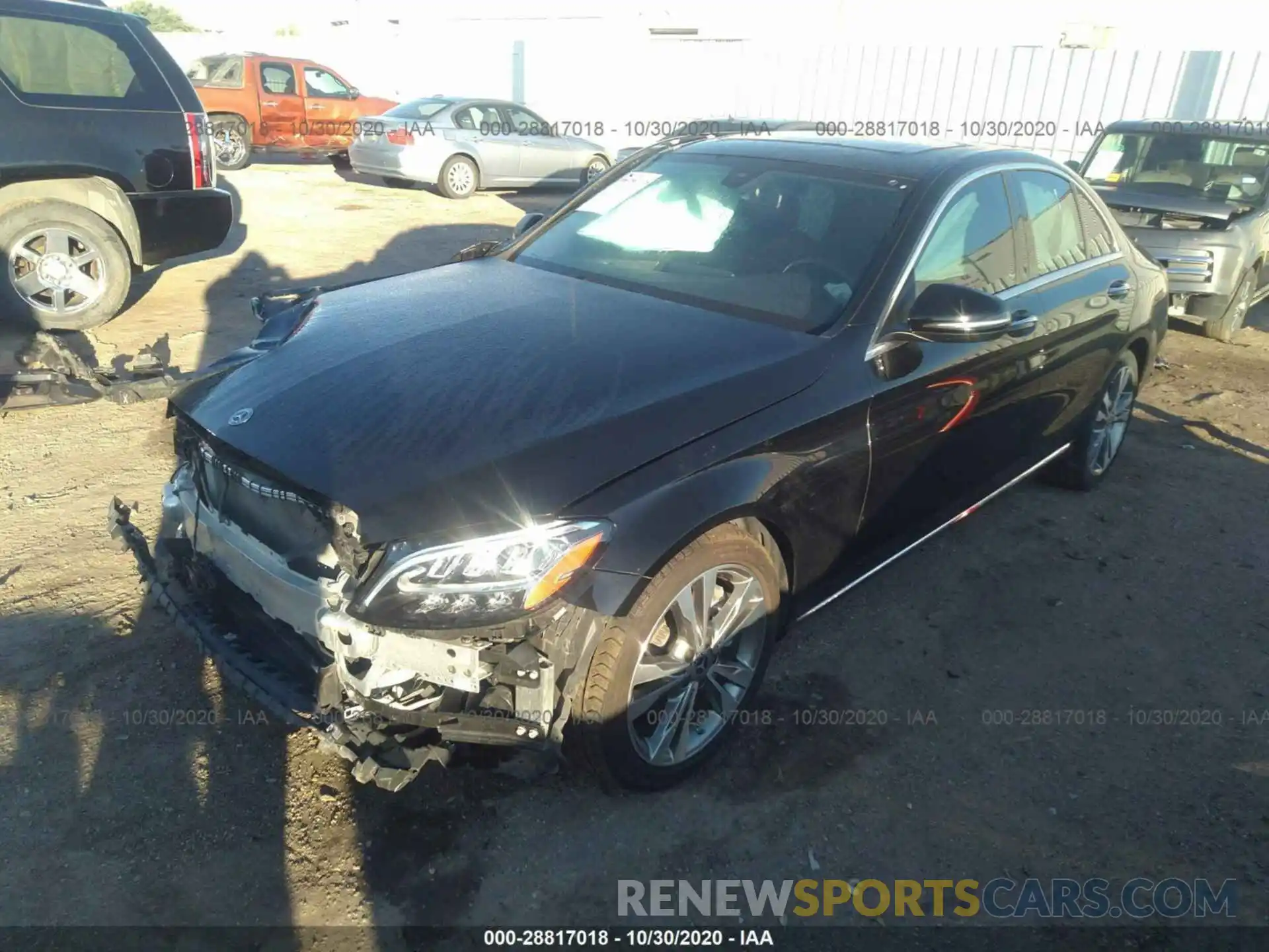 2 Photograph of a damaged car 55SWF8DB4KU313946 MERCEDES-BENZ C-CLASS 2019