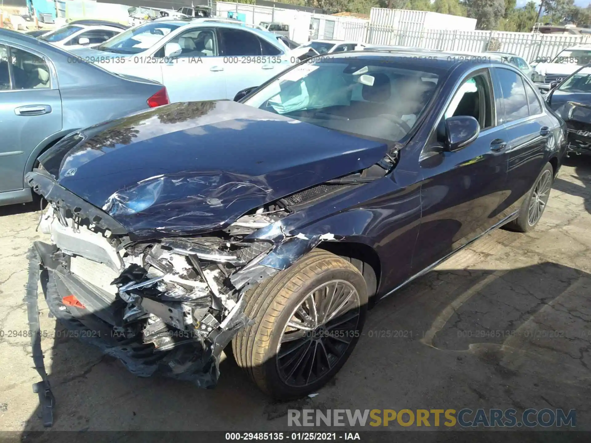 2 Photograph of a damaged car 55SWF8DB4KU314000 MERCEDES-BENZ C-CLASS 2019