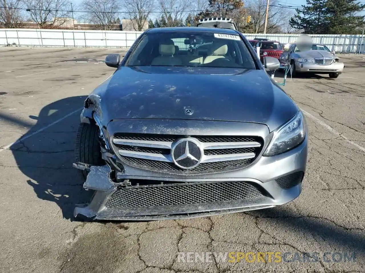 5 Photograph of a damaged car 55SWF8DB4KU315745 MERCEDES-BENZ C-CLASS 2019