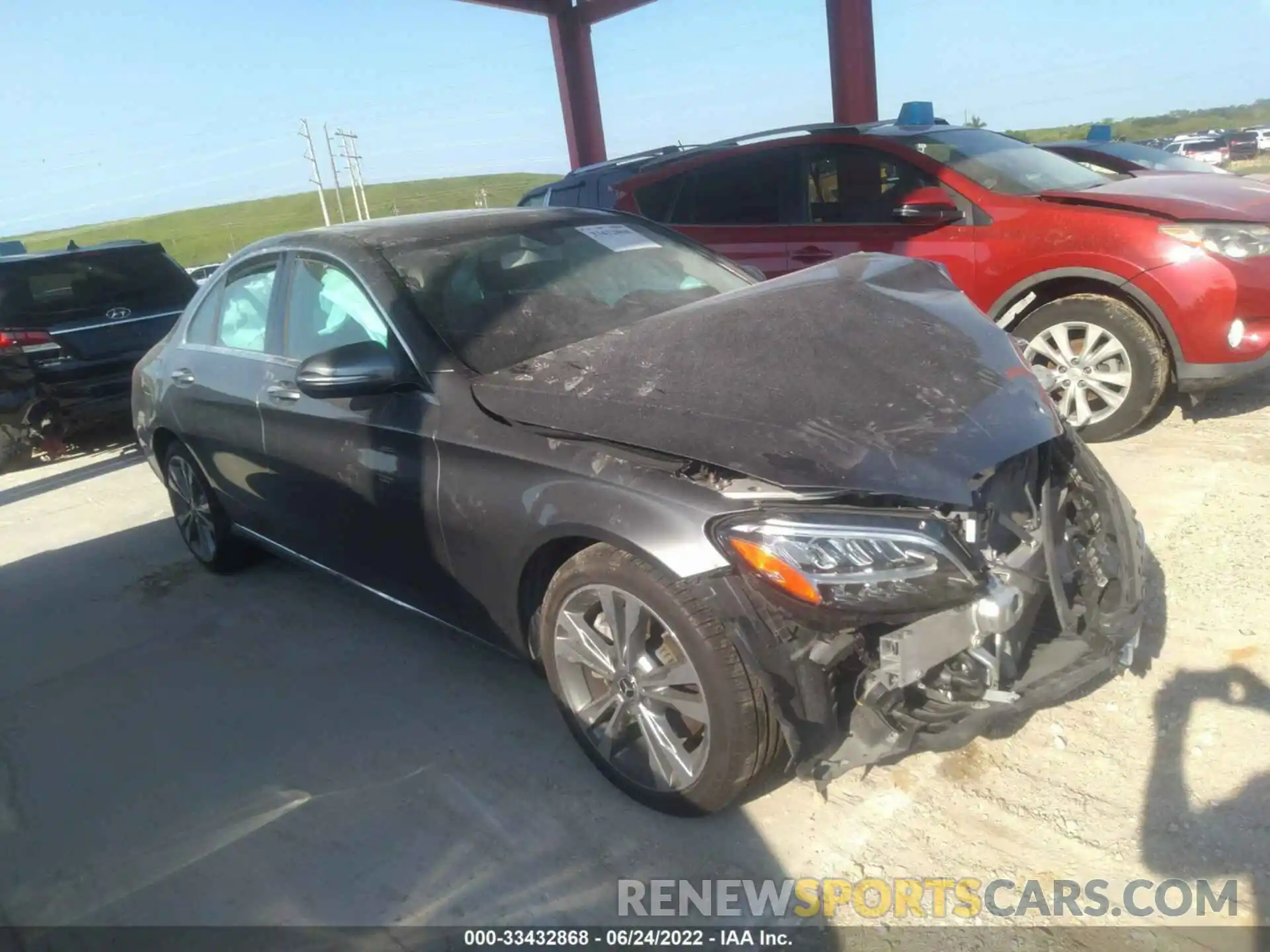 1 Photograph of a damaged car 55SWF8DB4KU317513 MERCEDES-BENZ C-CLASS 2019