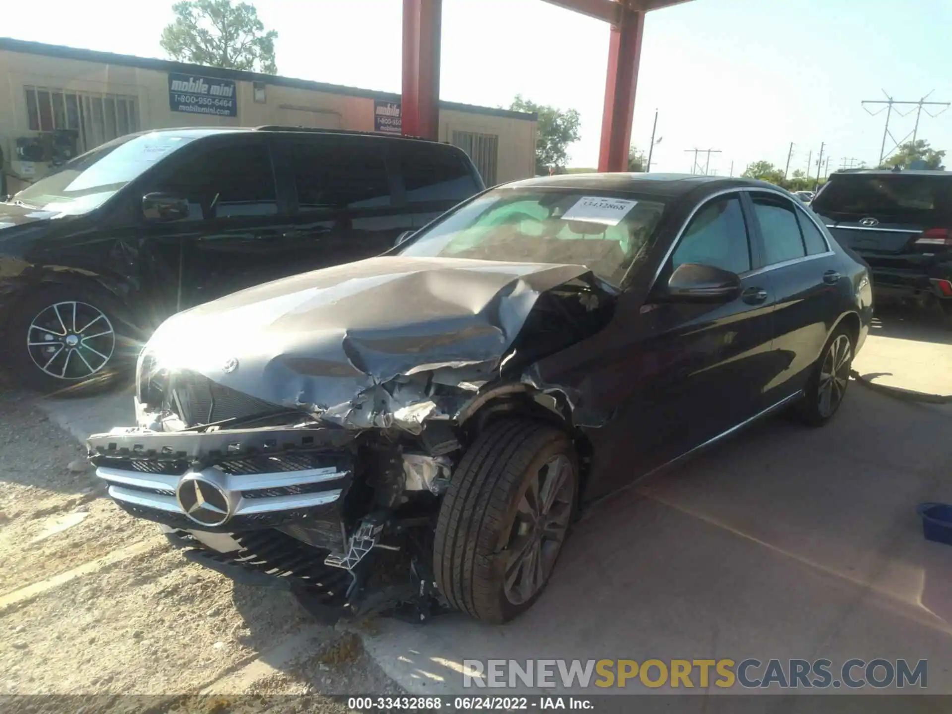 2 Photograph of a damaged car 55SWF8DB4KU317513 MERCEDES-BENZ C-CLASS 2019