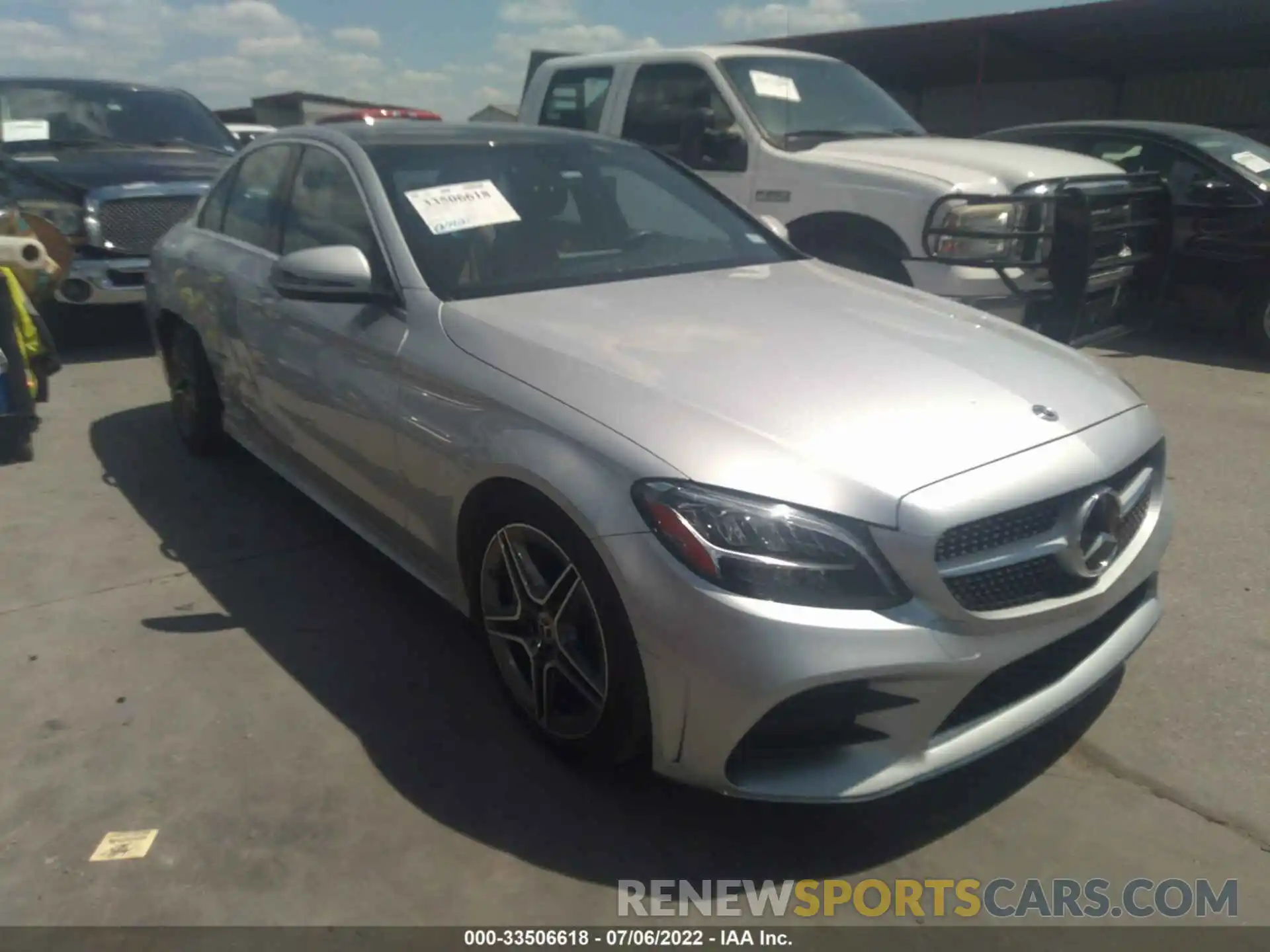 1 Photograph of a damaged car 55SWF8DB5KU282724 MERCEDES-BENZ C-CLASS 2019