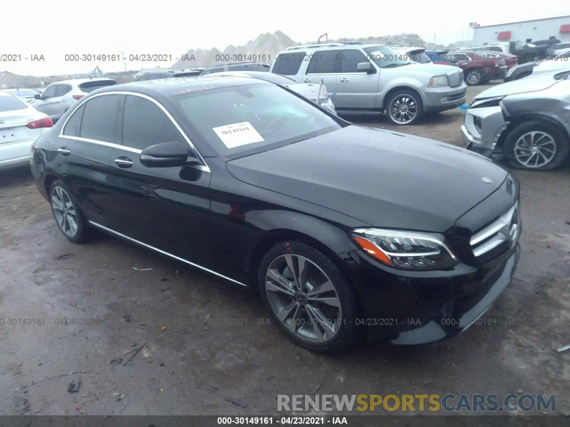 1 Photograph of a damaged car 55SWF8DB5KU284764 MERCEDES-BENZ C-CLASS 2019