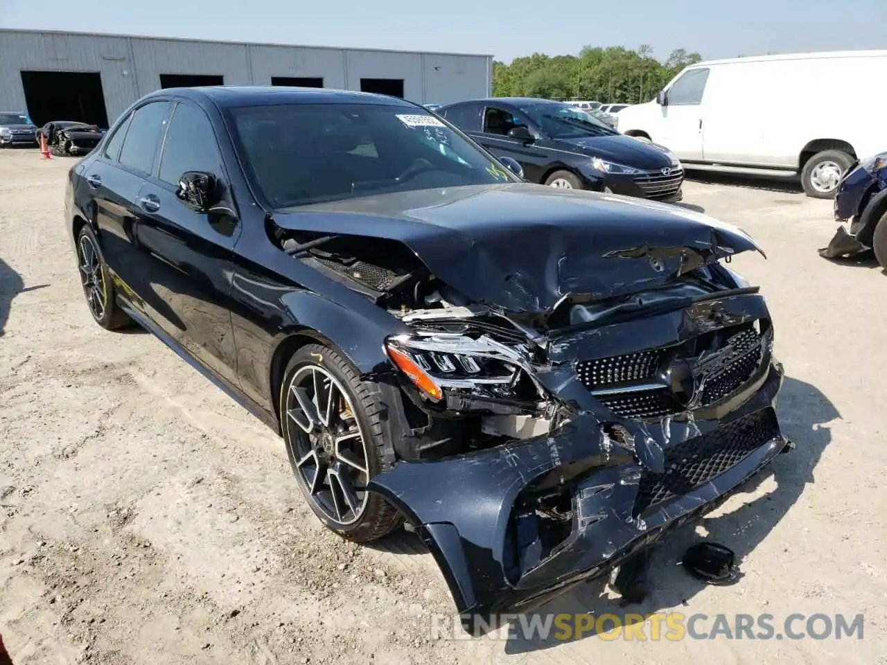 1 Photograph of a damaged car 55SWF8DB5KU290564 MERCEDES-BENZ C-CLASS 2019