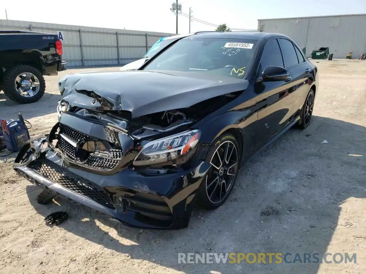 2 Photograph of a damaged car 55SWF8DB5KU290564 MERCEDES-BENZ C-CLASS 2019