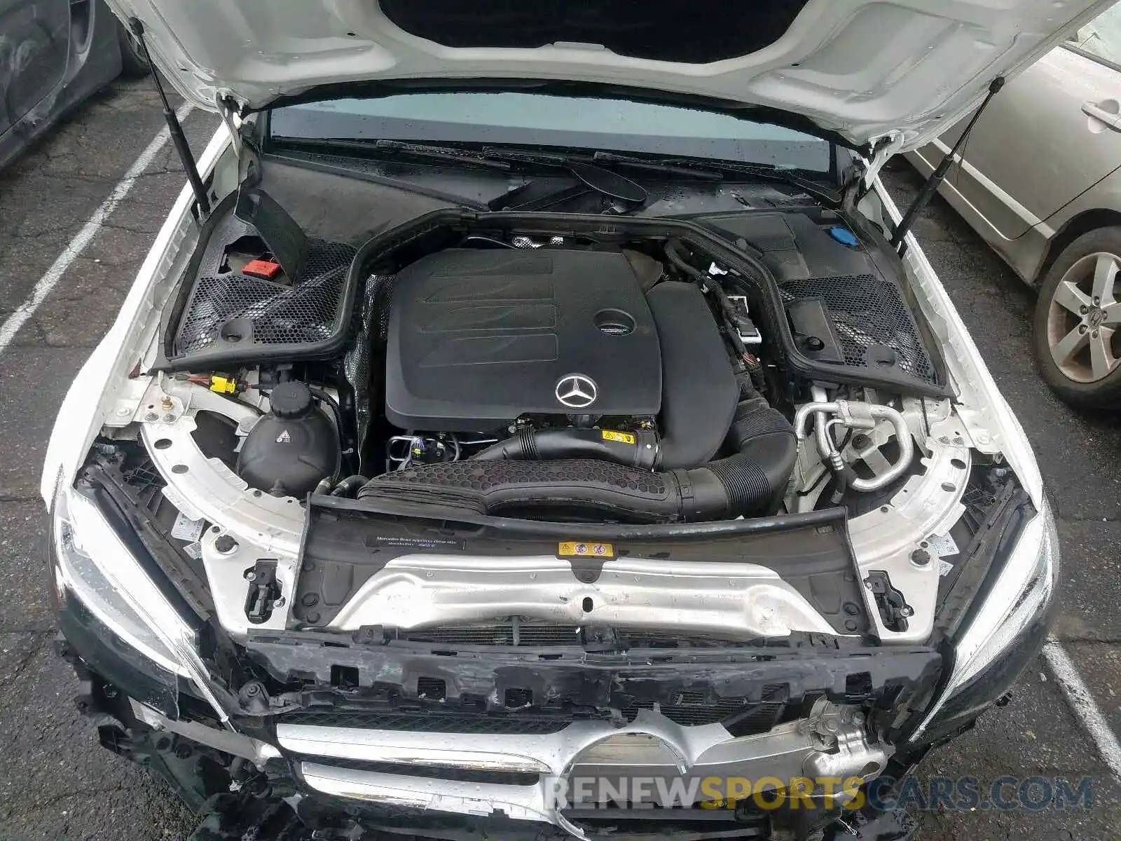 7 Photograph of a damaged car 55SWF8DB5KU291780 MERCEDES-BENZ C CLASS 2019