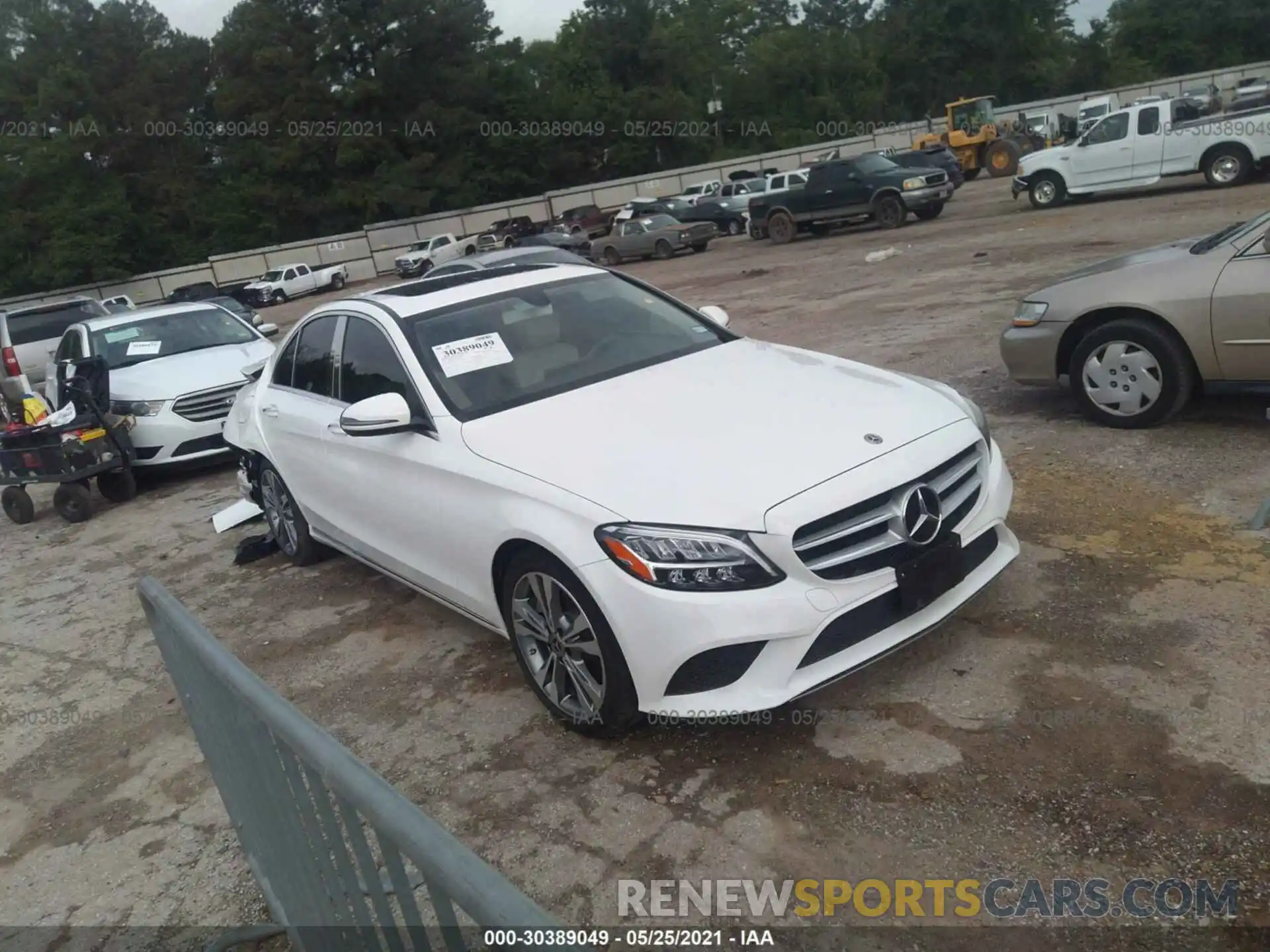 1 Photograph of a damaged car 55SWF8DB5KU294100 MERCEDES-BENZ C-CLASS 2019