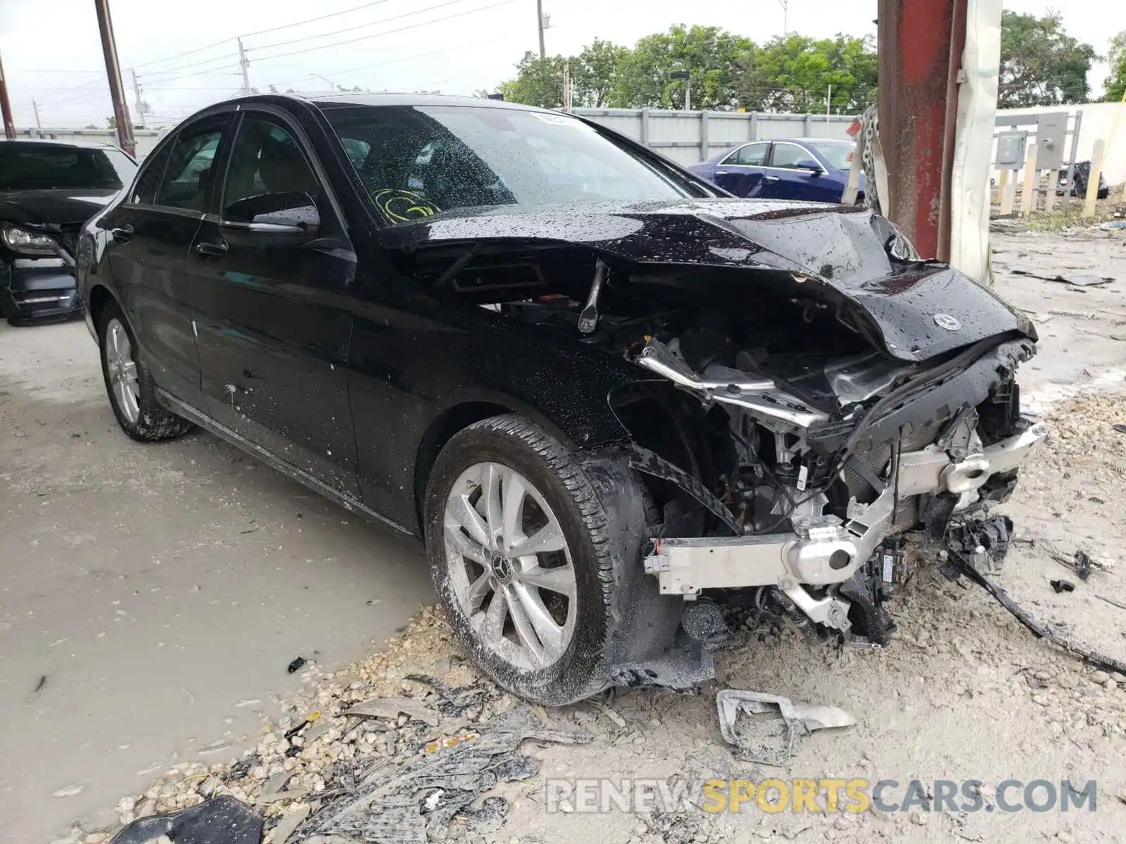 1 Photograph of a damaged car 55SWF8DB5KU294260 MERCEDES-BENZ C CLASS 2019