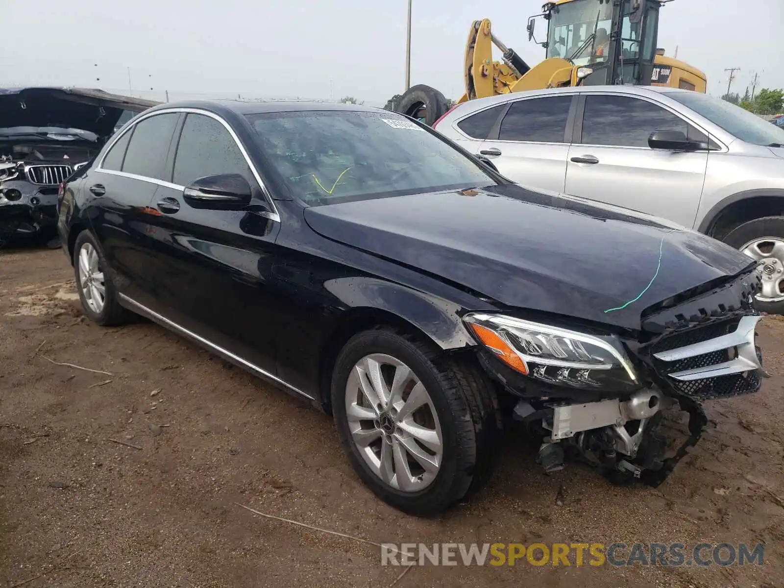 1 Photograph of a damaged car 55SWF8DB5KU295991 MERCEDES-BENZ C-CLASS 2019