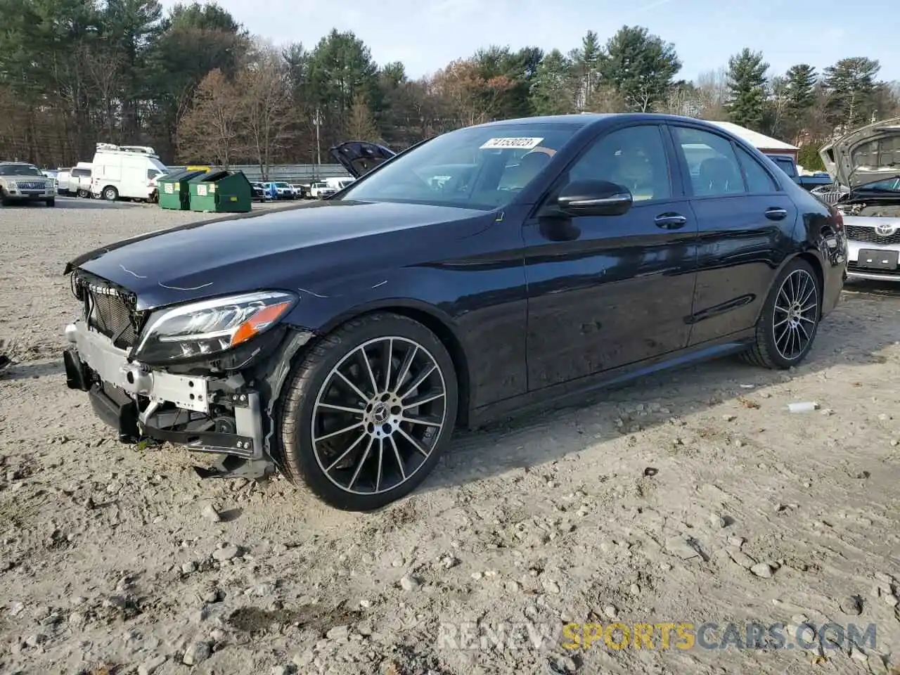 1 Photograph of a damaged car 55SWF8DB5KU297837 MERCEDES-BENZ C-CLASS 2019