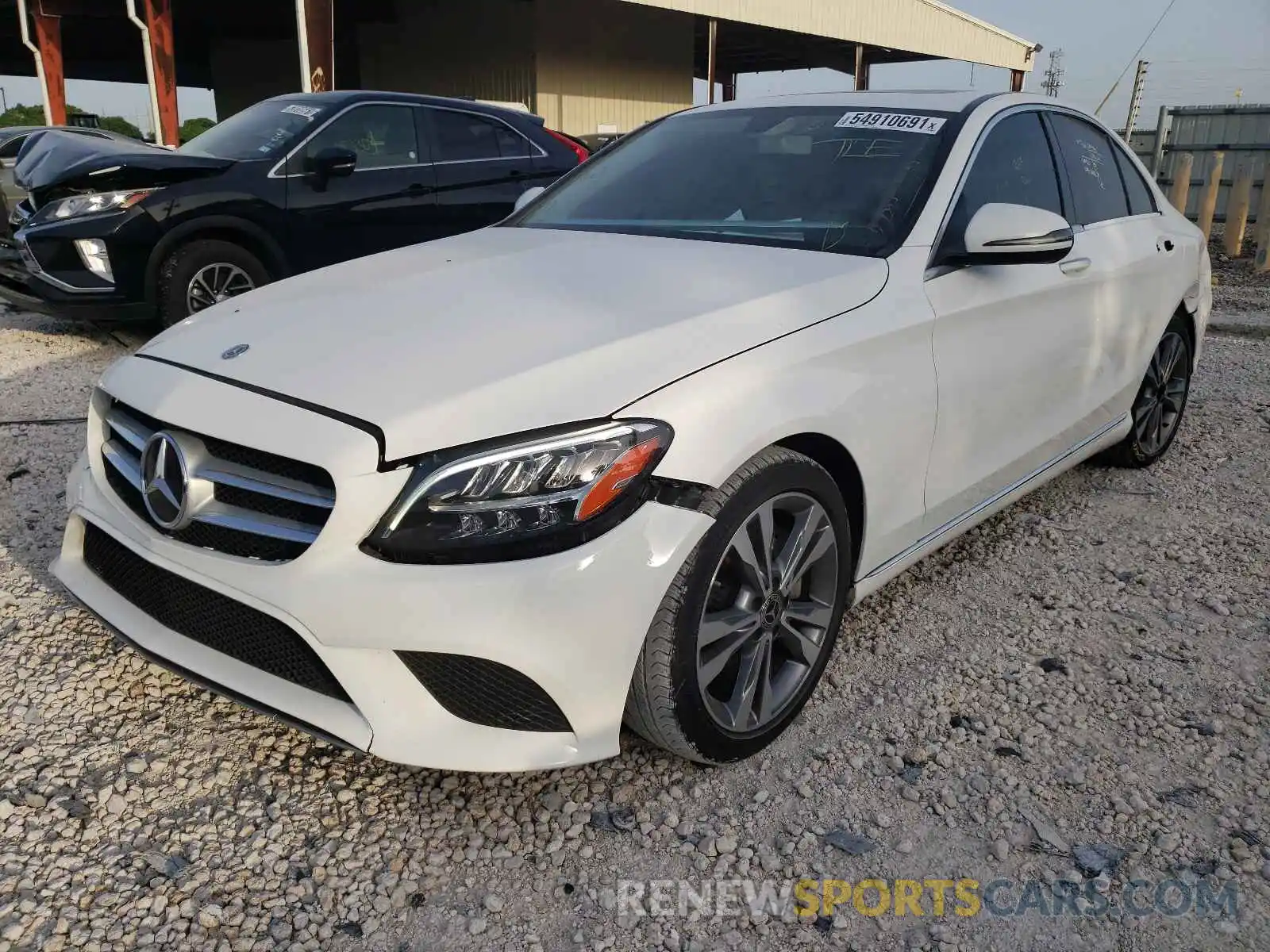 2 Photograph of a damaged car 55SWF8DB5KU297904 MERCEDES-BENZ C-CLASS 2019