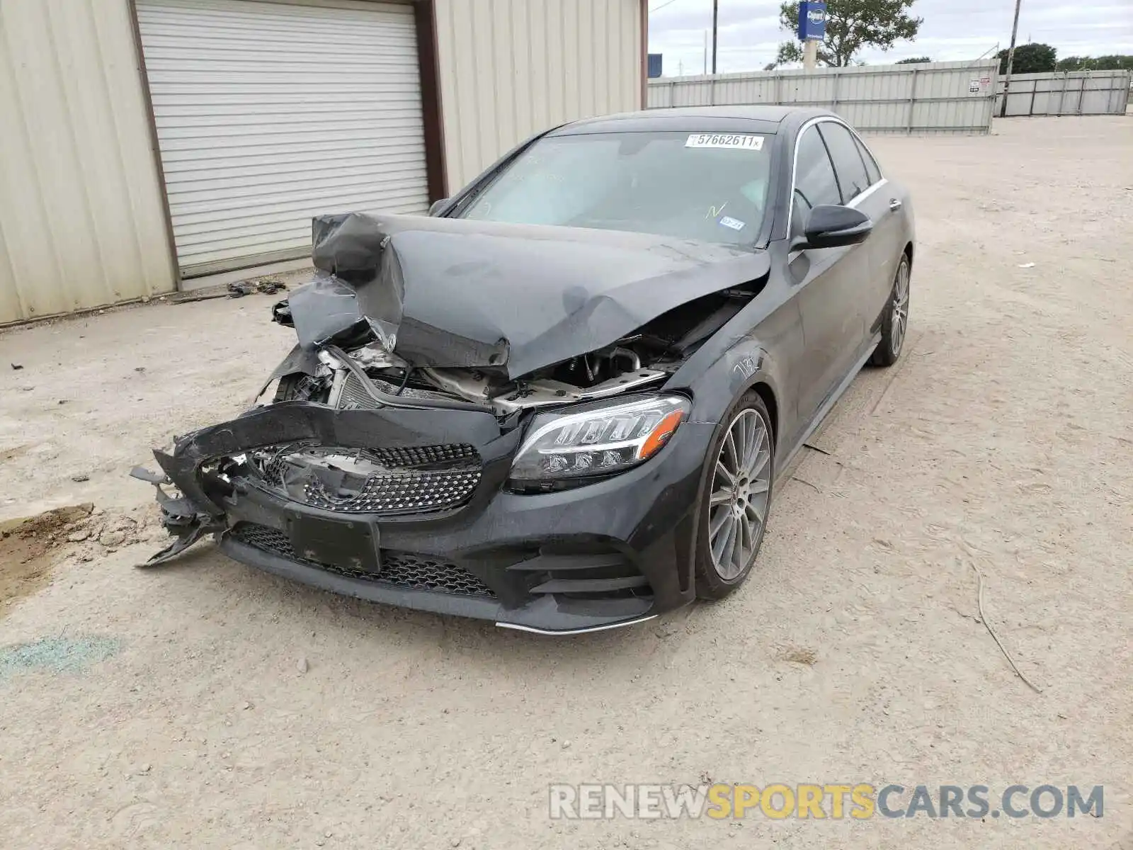 2 Photograph of a damaged car 55SWF8DB5KU301580 MERCEDES-BENZ C-CLASS 2019